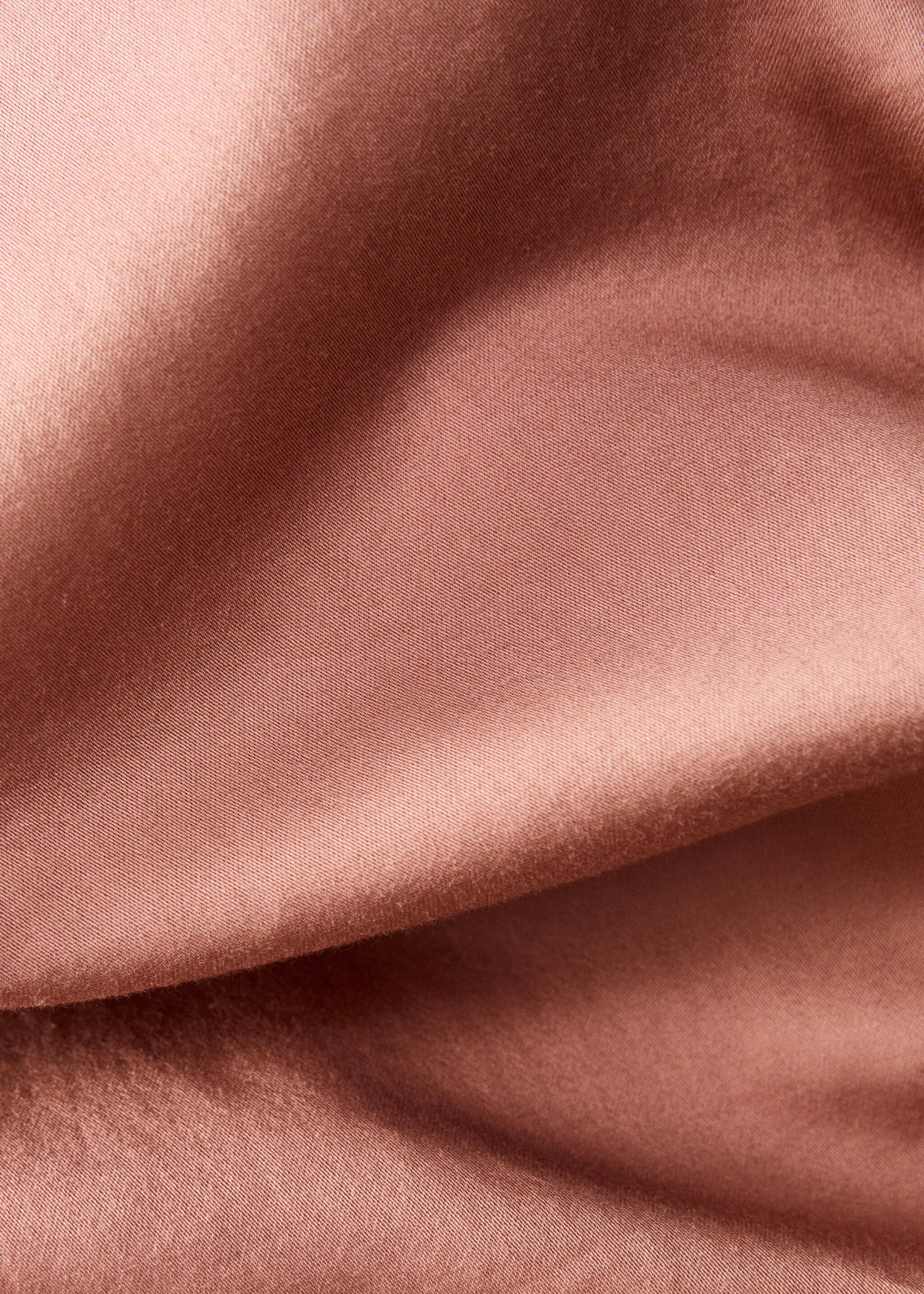 Washed cotton satin double-stitched duvet cover for 150/160 cm bed - Details of the article 1