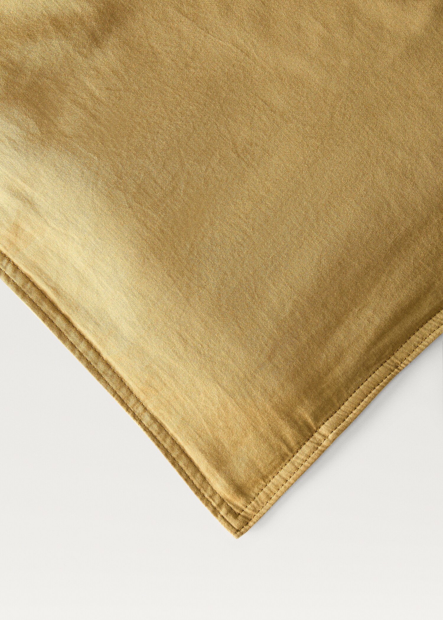 Washed cotton satin double-stitched duvet cover for 180/200 cm bed - Details of the article 3