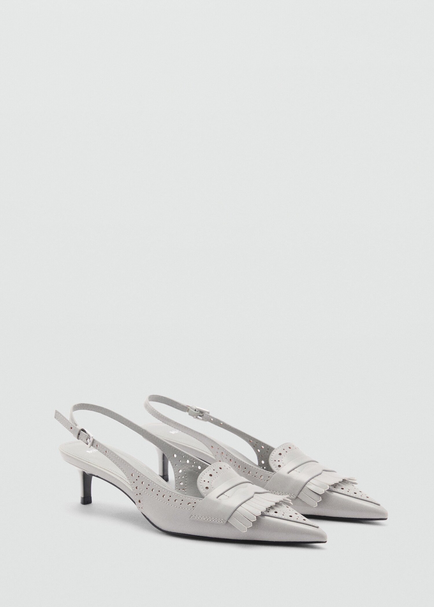 Fringe-heel shoes - Medium plane