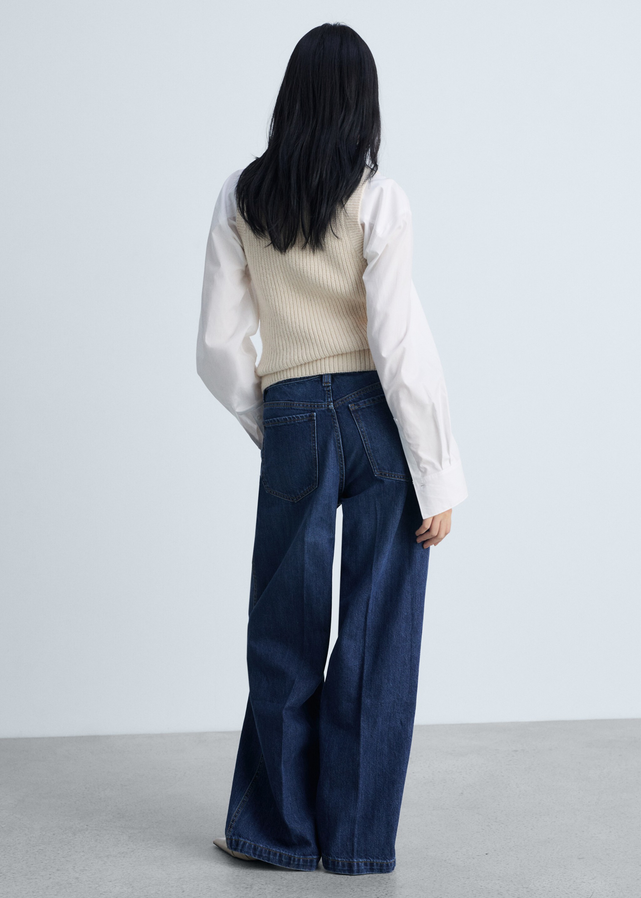 Jean wideleg ceinture - Verso de l’article