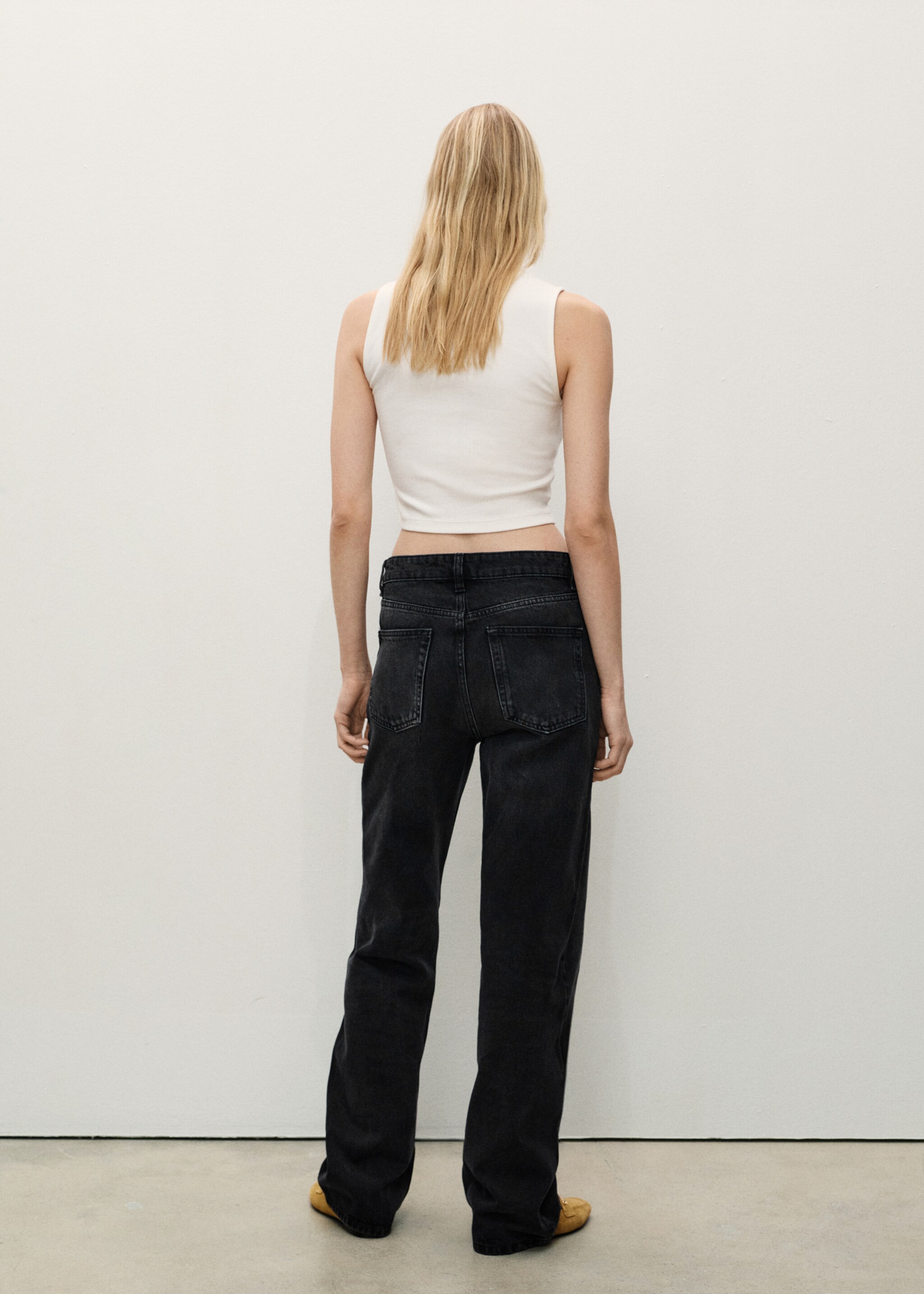 Miami medium-rise straight-fit jeans - Reverse of the article