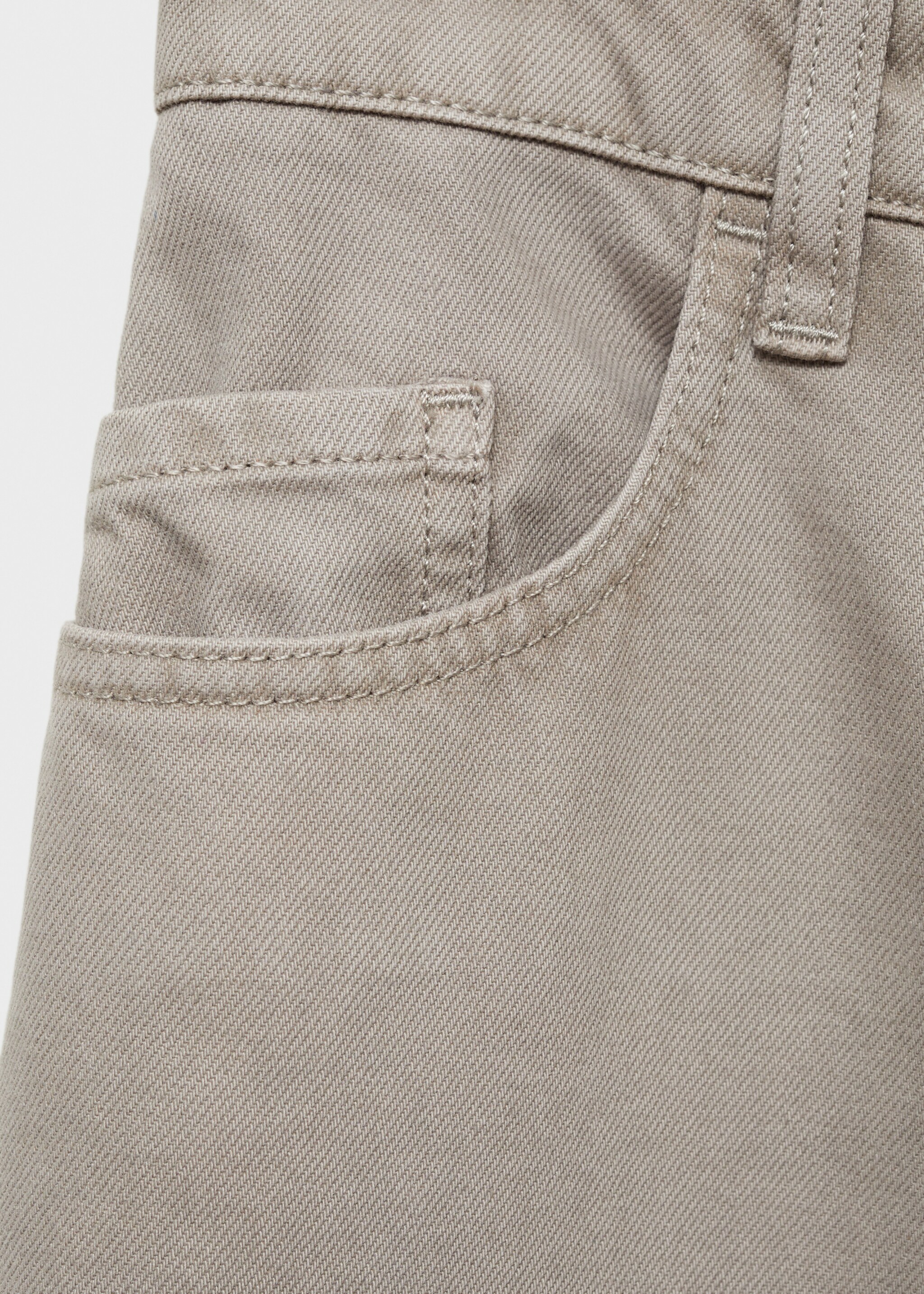 Wide-leg jeans with zip - Details of the article 0