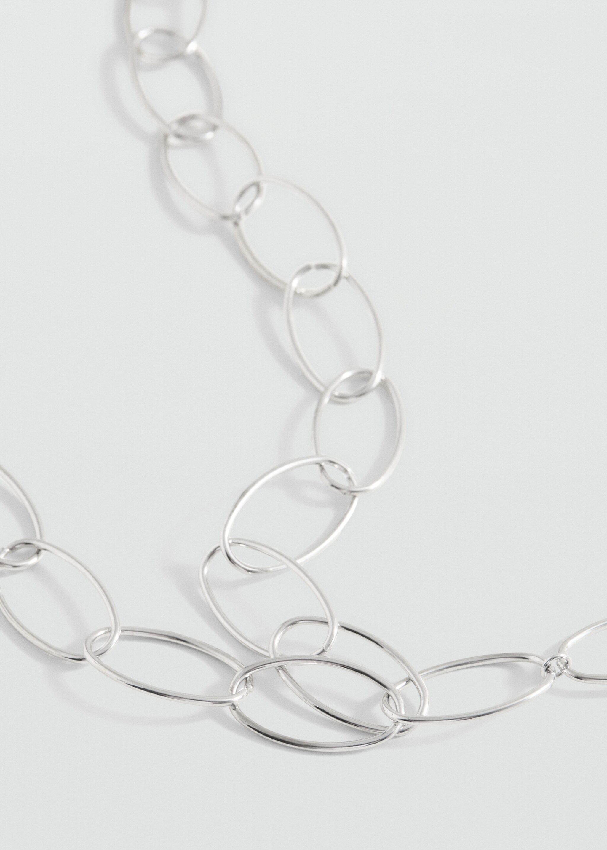 Interwoven hoops necklace - Medium plane