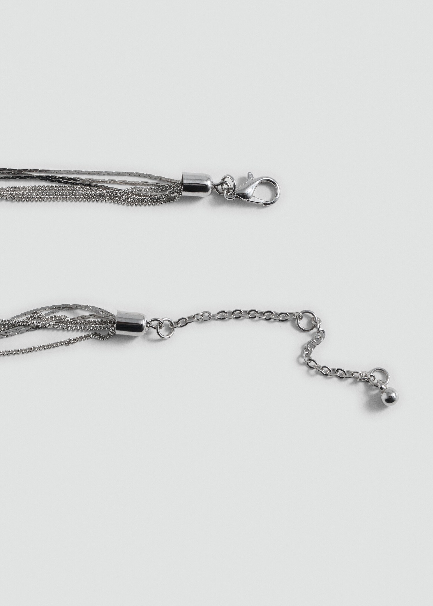 Multiple chain necklace - Medium plane
