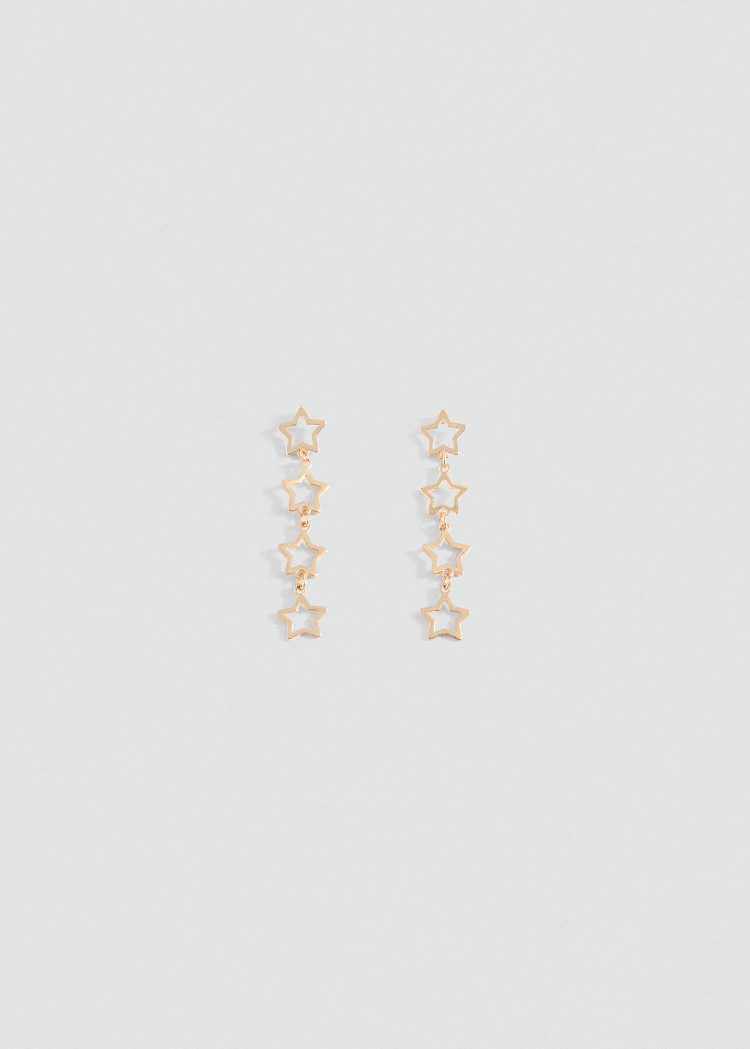 Long star earrings - Article without model