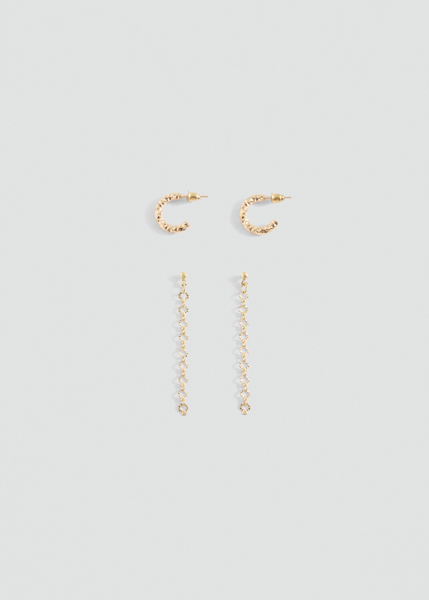 Lot 2 paires de boucles d’oreilles - Article sans modèle