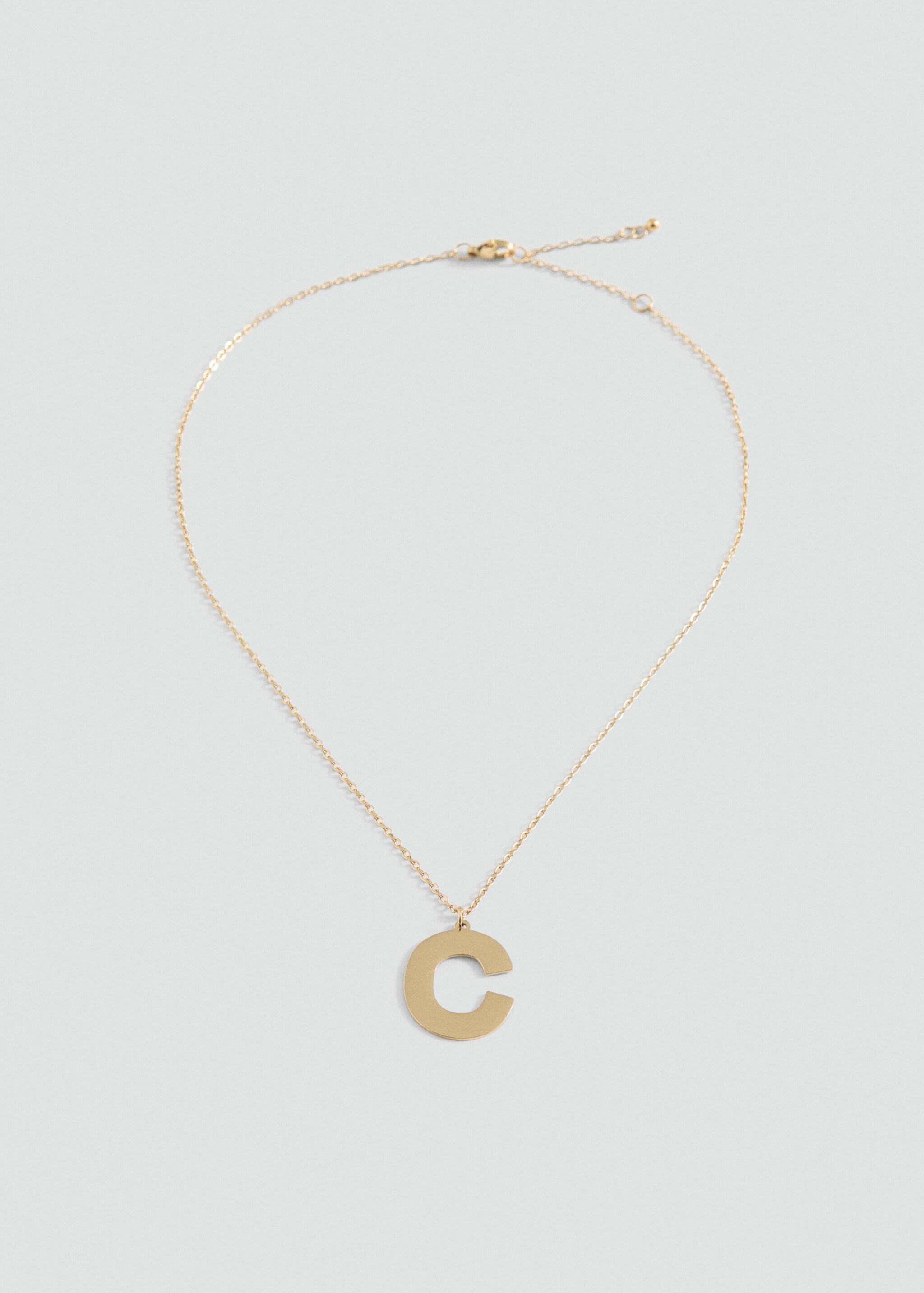 Collier pendentif lettre - Article sans modèle