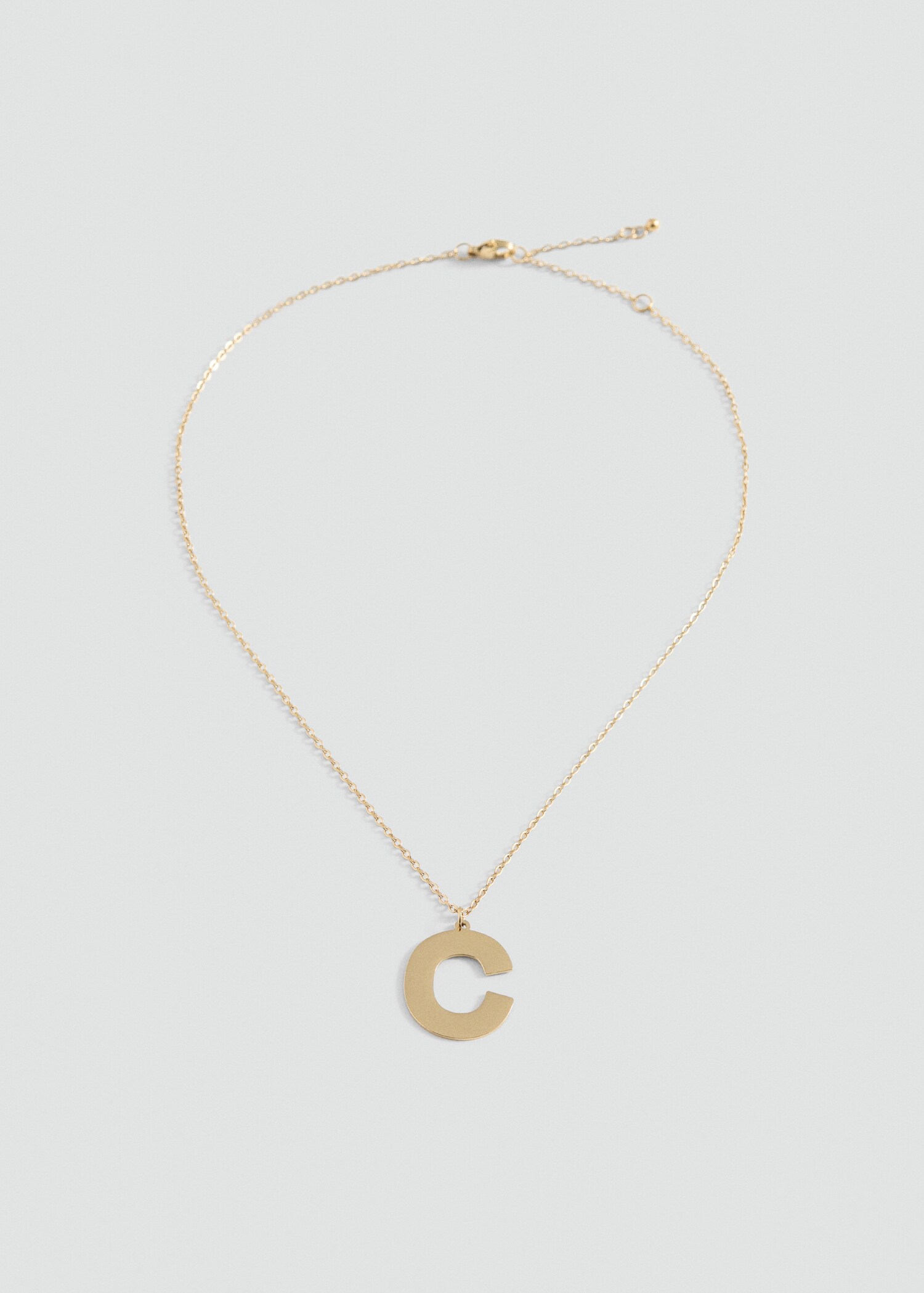 Collier pendentif lettre - Article sans modèle
