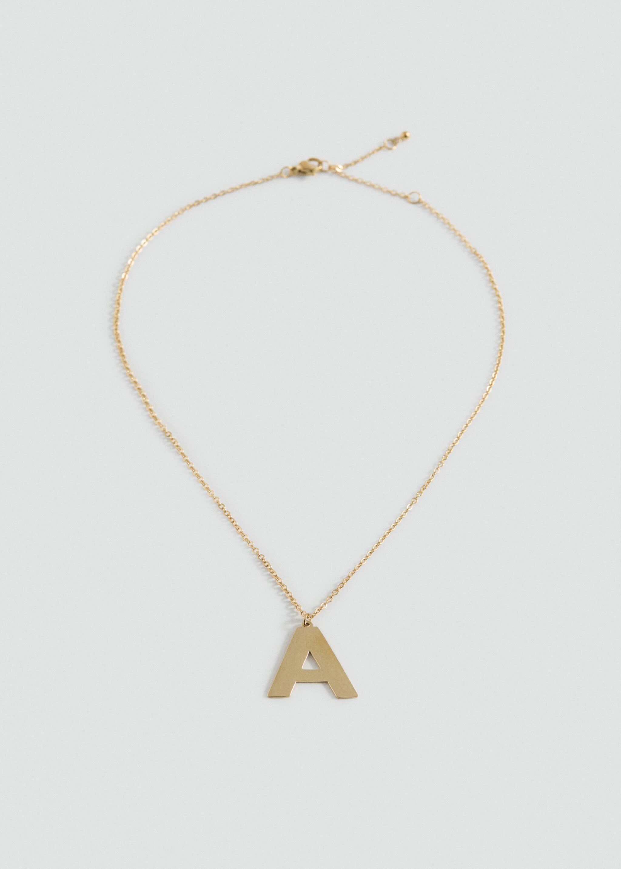 Letter Pendant Necklace - Article without model