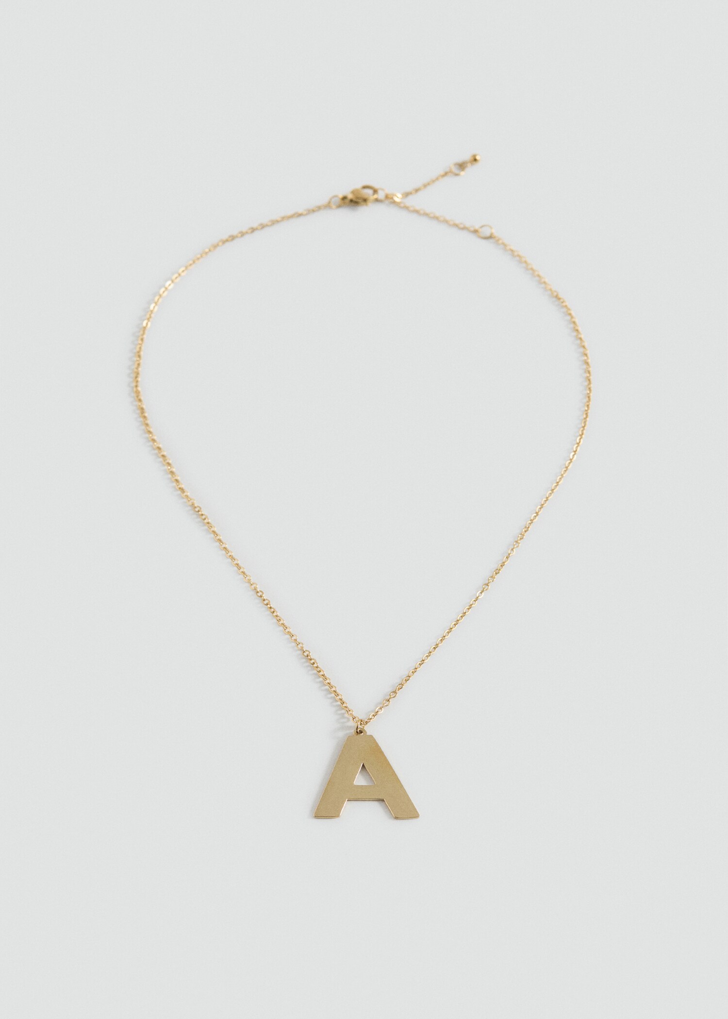 Letter Pendant Necklace - Article without model