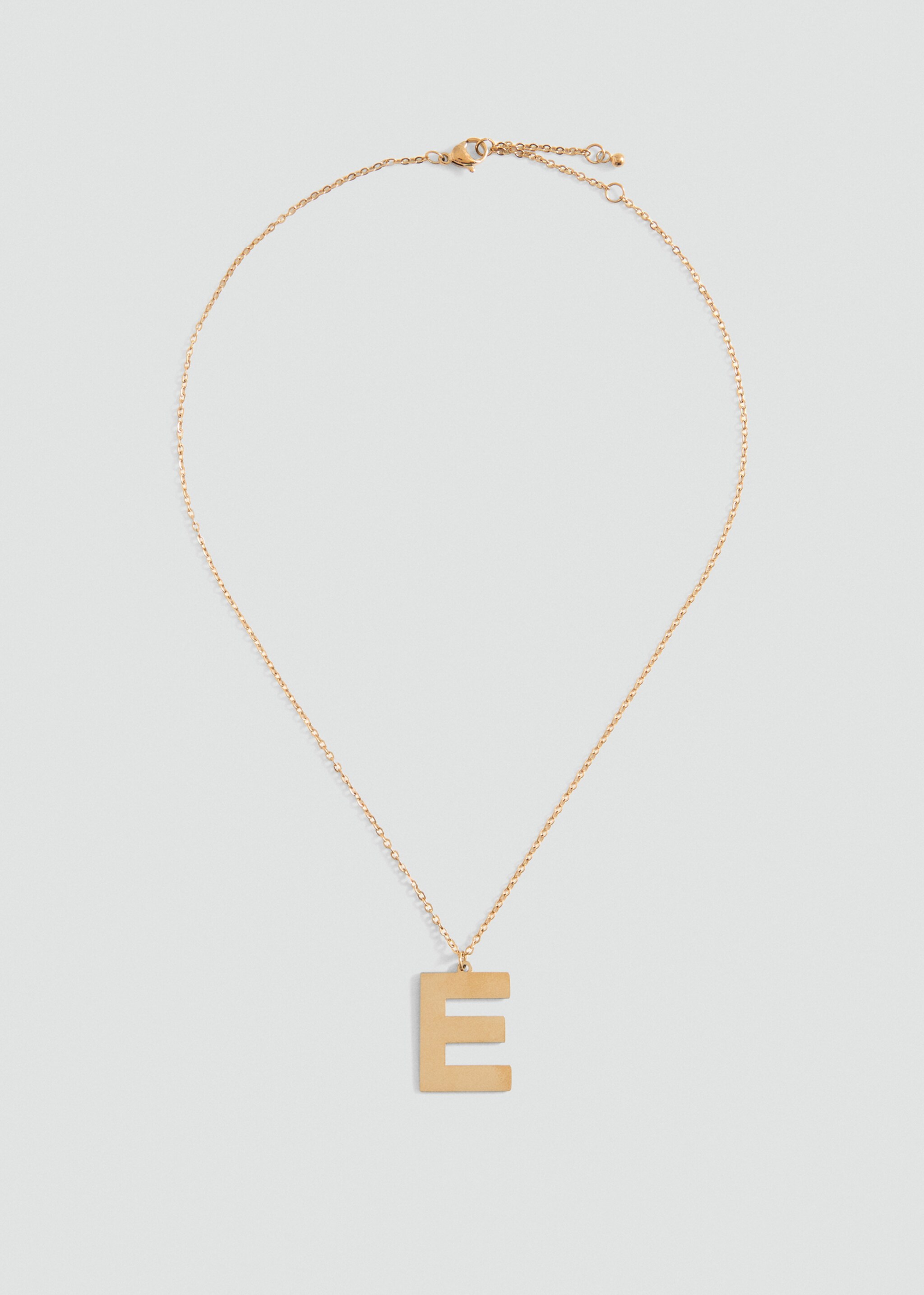 Letter Pendant Necklace - Article without model