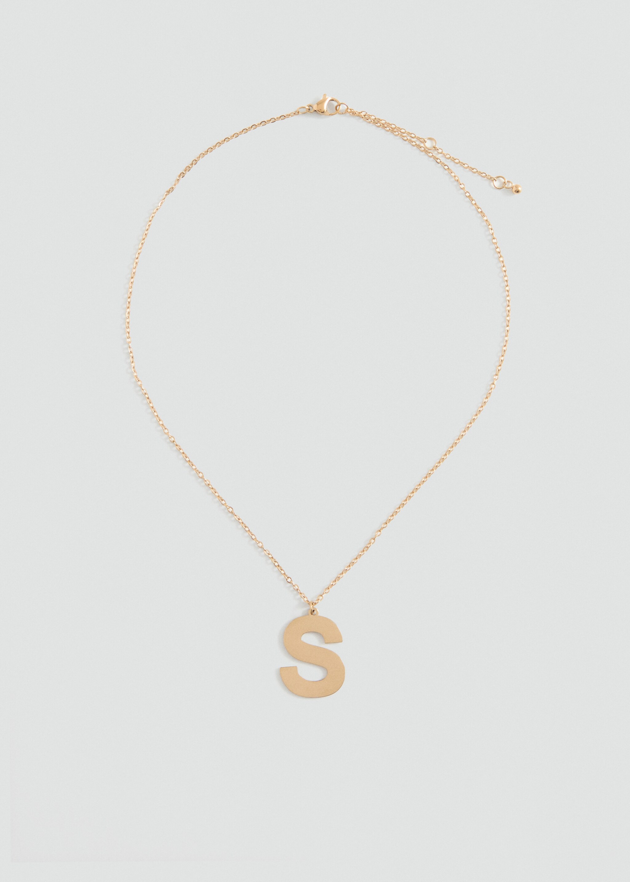 Letter Pendant Necklace - Article without model