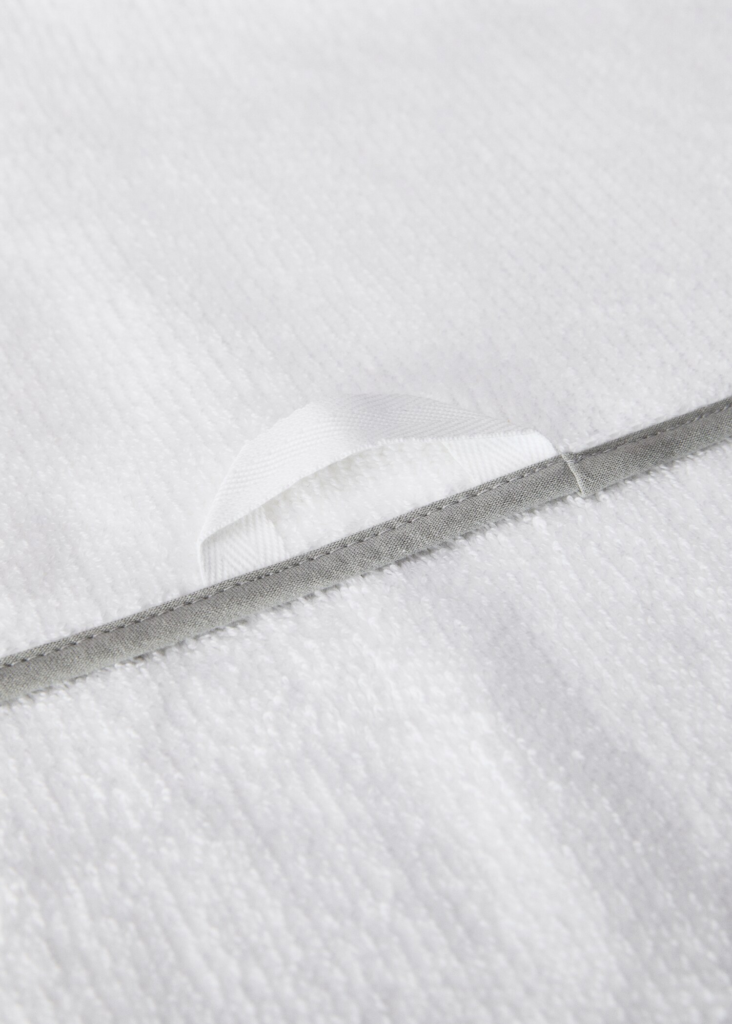 Rice-stitch hand towel with waves - Details of the article 1