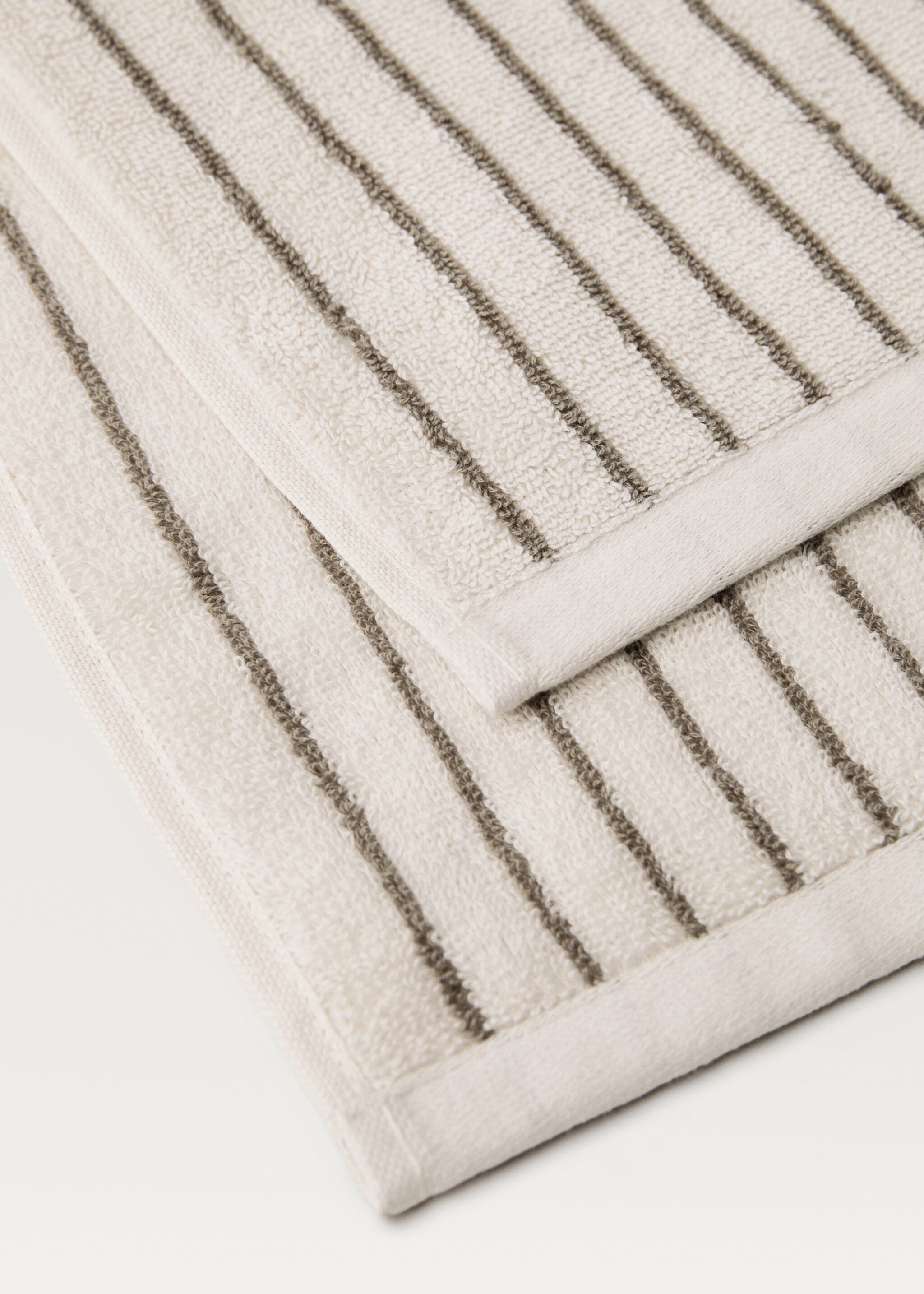 Two-toned stripe bath towel - Details of the article 2
