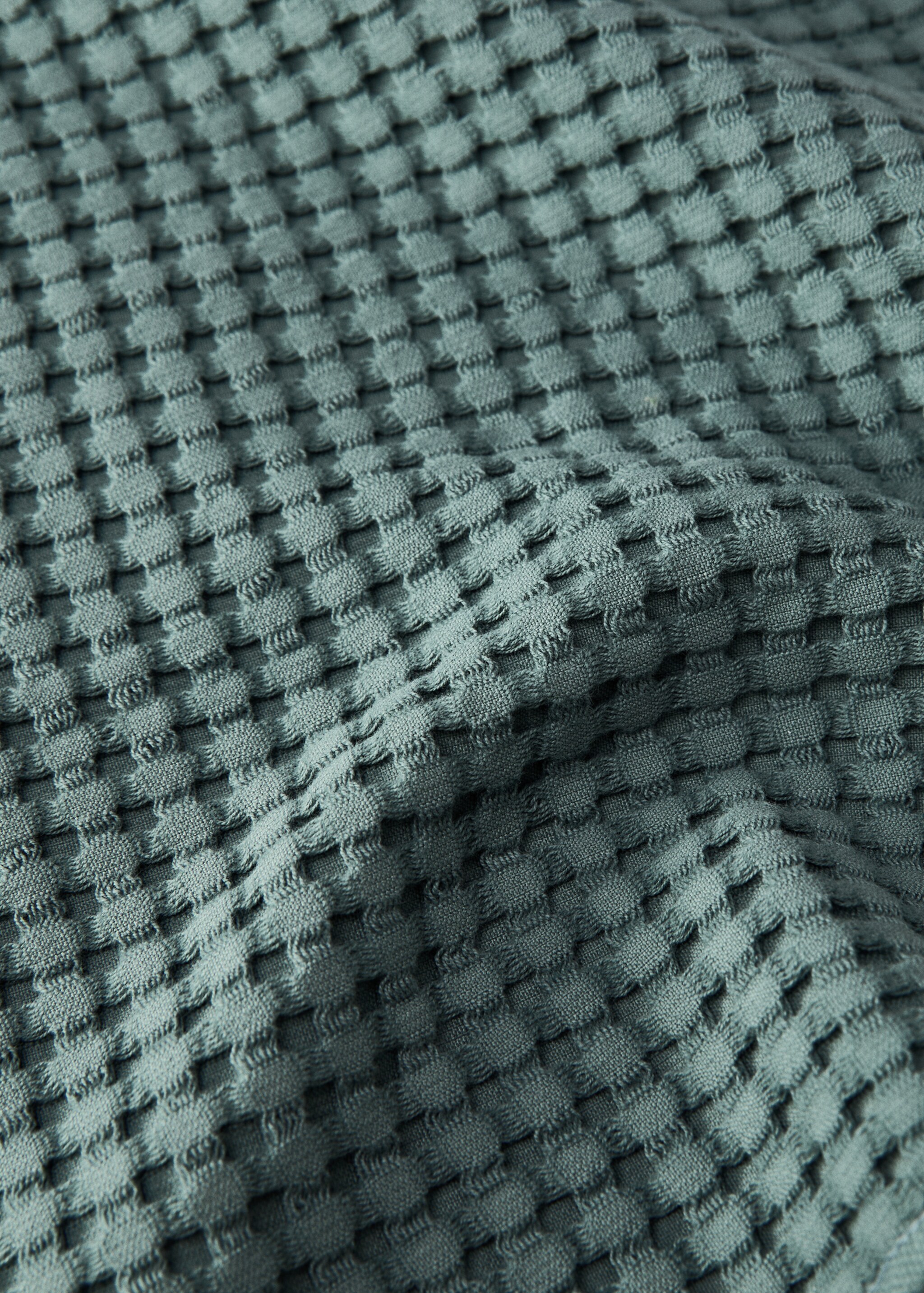 Washed cotton waffle guest towel - Details of the article 2