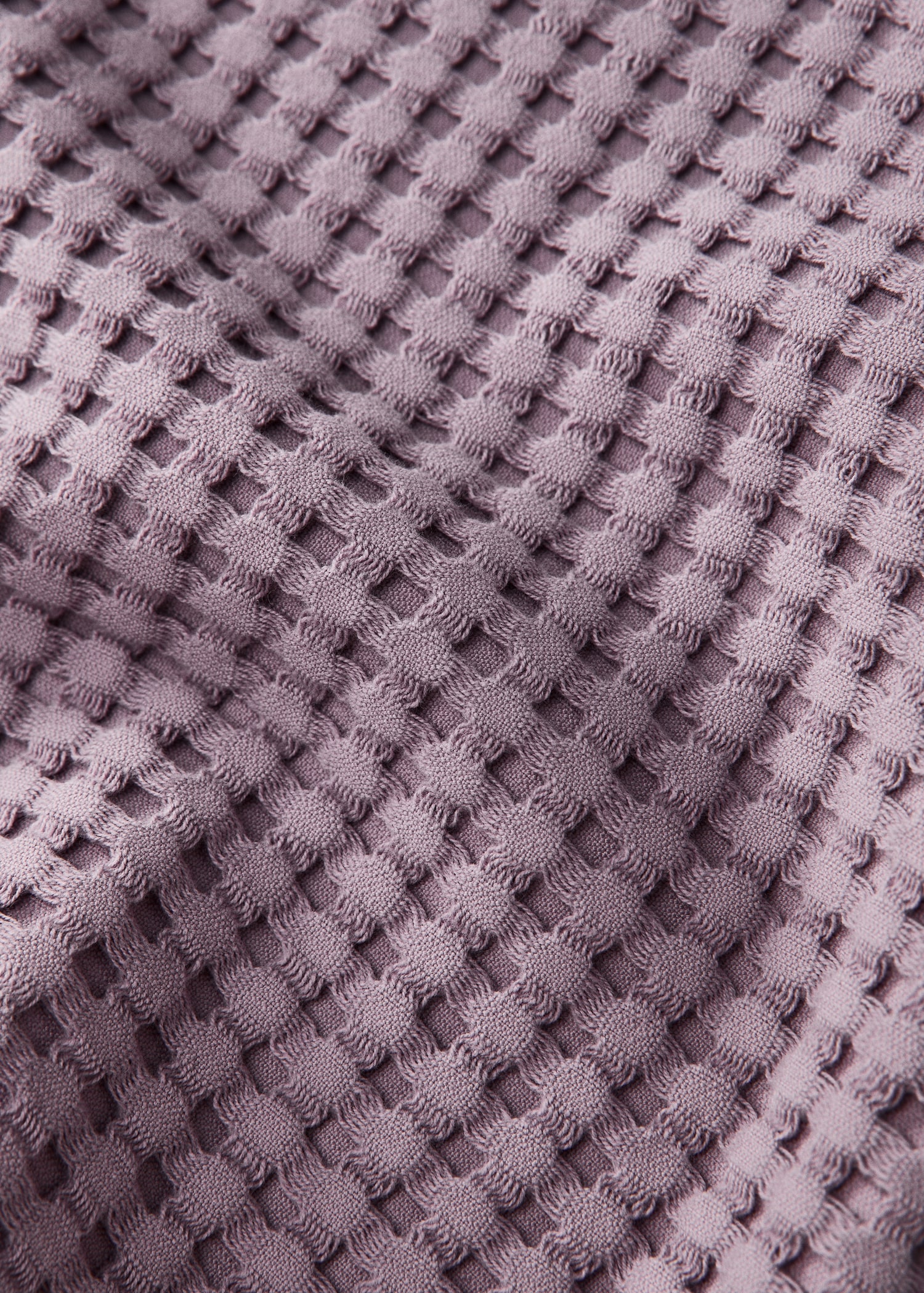 Waschhandschuh Baumwolle Waffel gewaschen - Detail des Artikels 2