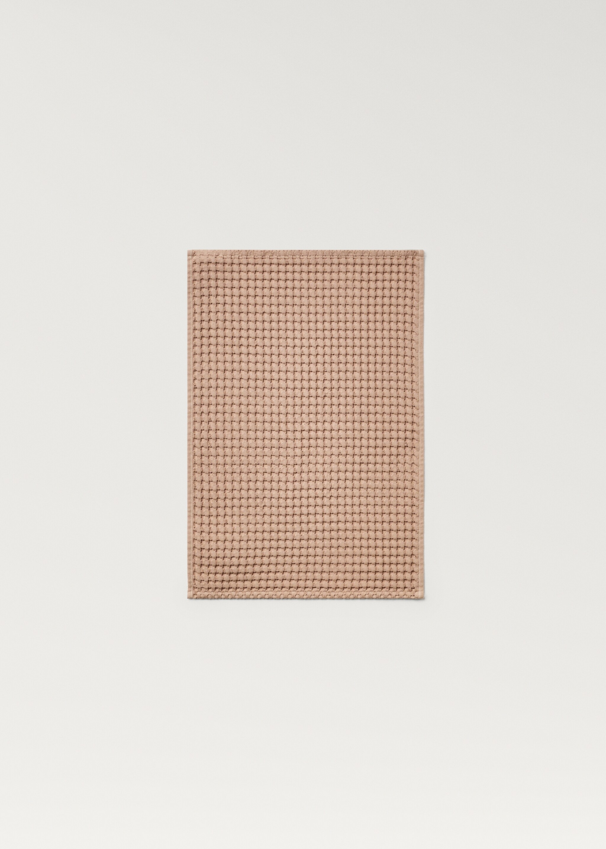 Washed cotton waffle guest towel - Article without model