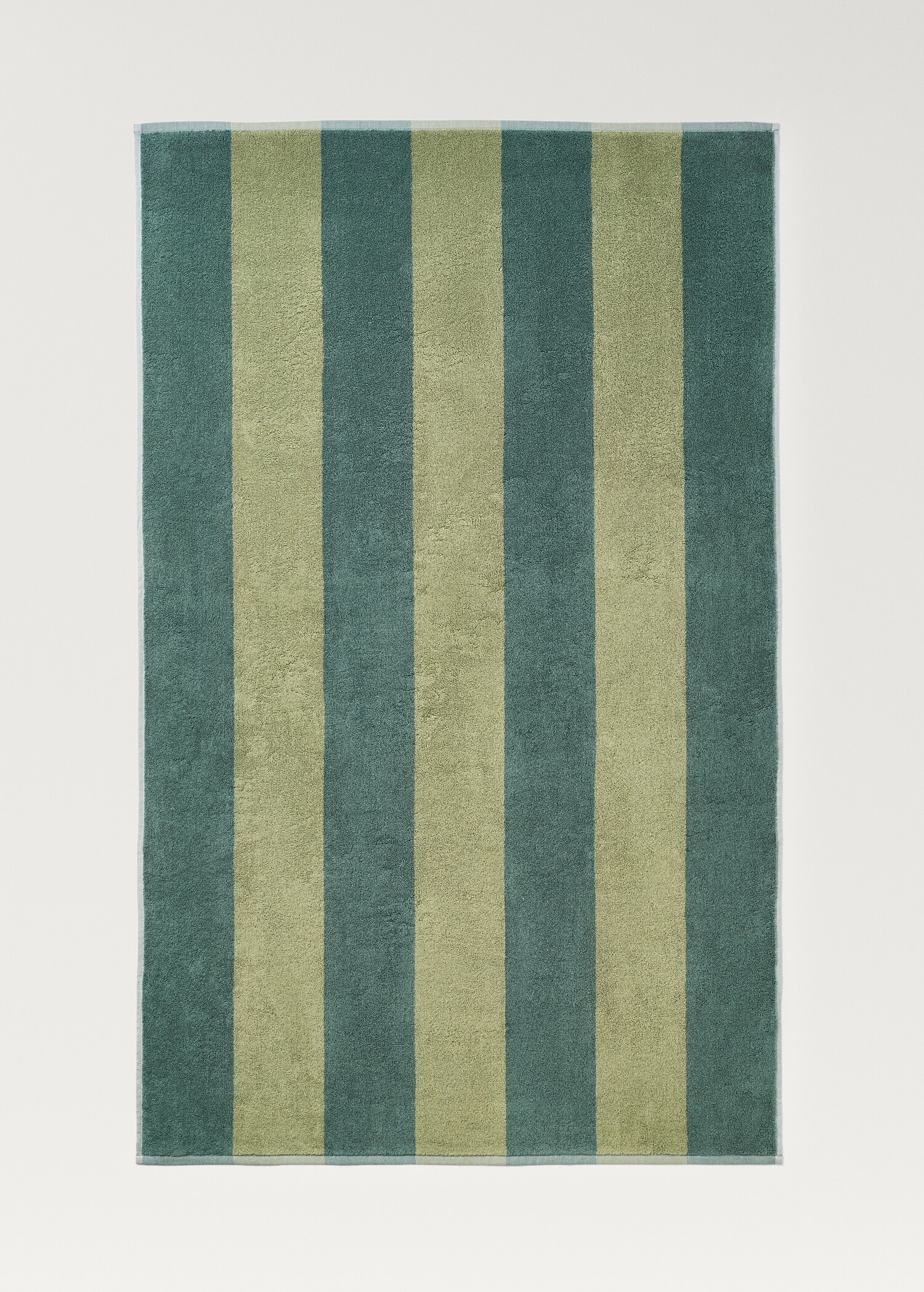 Two-tone striped bath towel - Details of the article 3