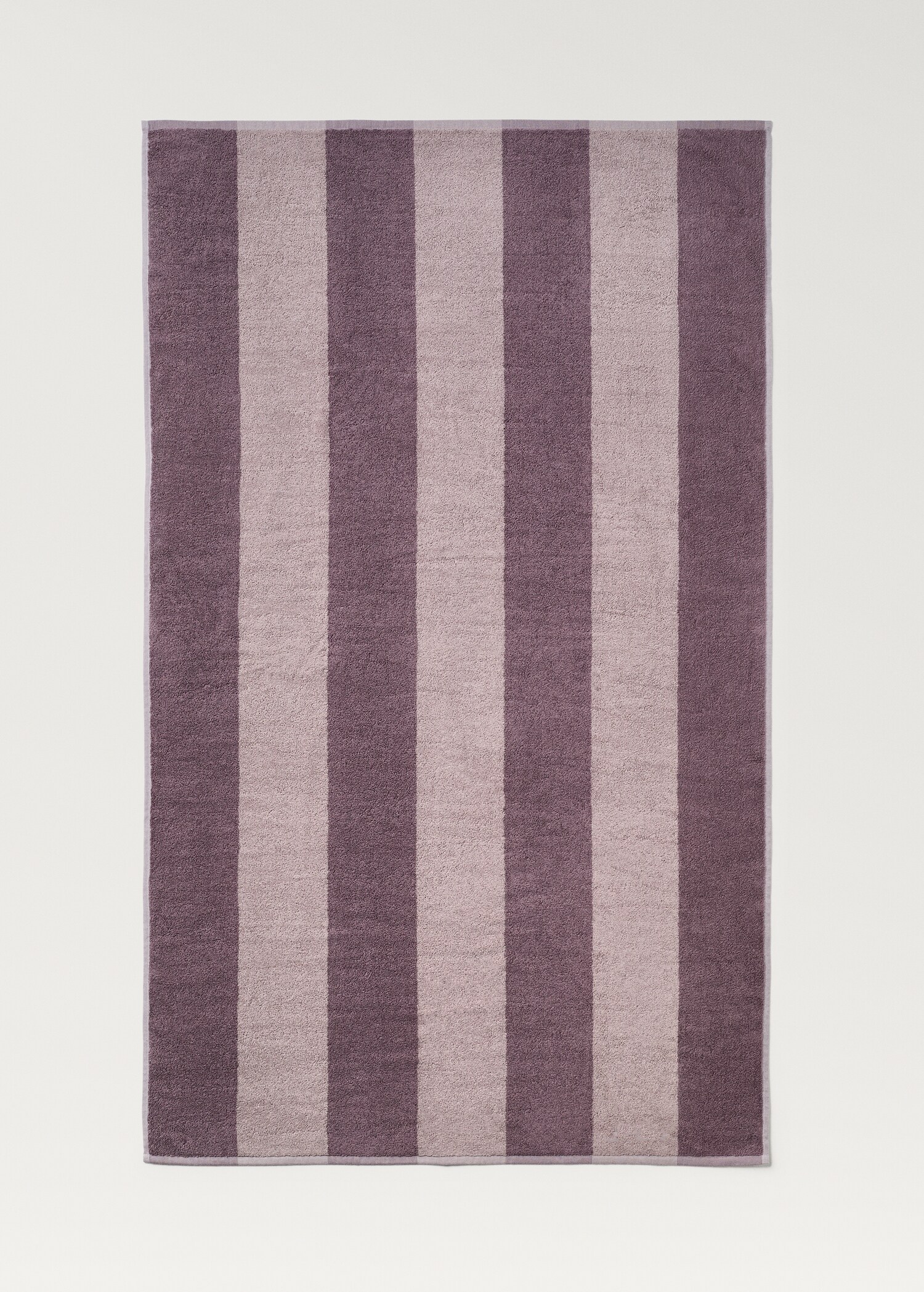 Two-tone striped bath towel - Details of the article 3