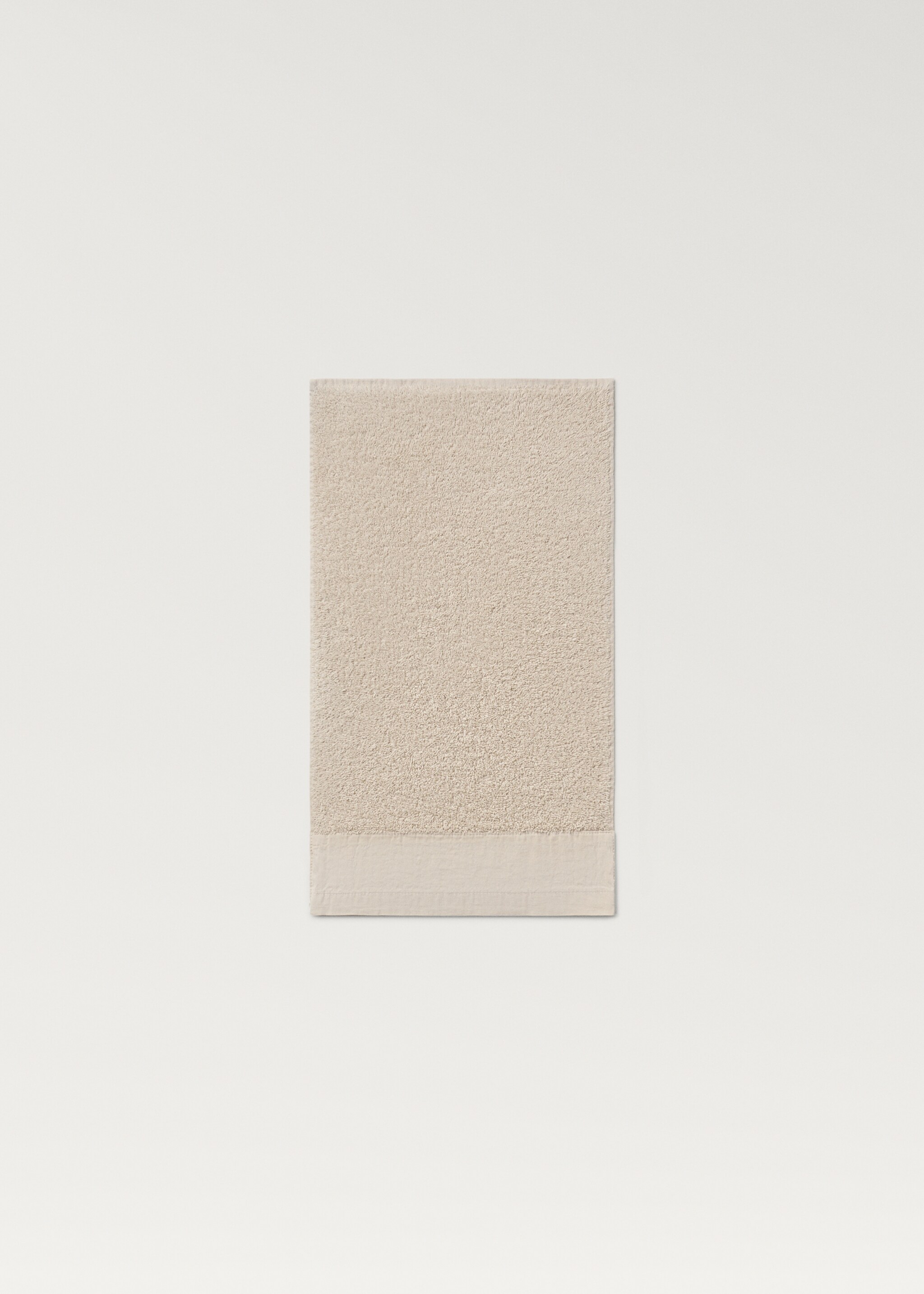 Face towel with linen trim - Details of the article 3