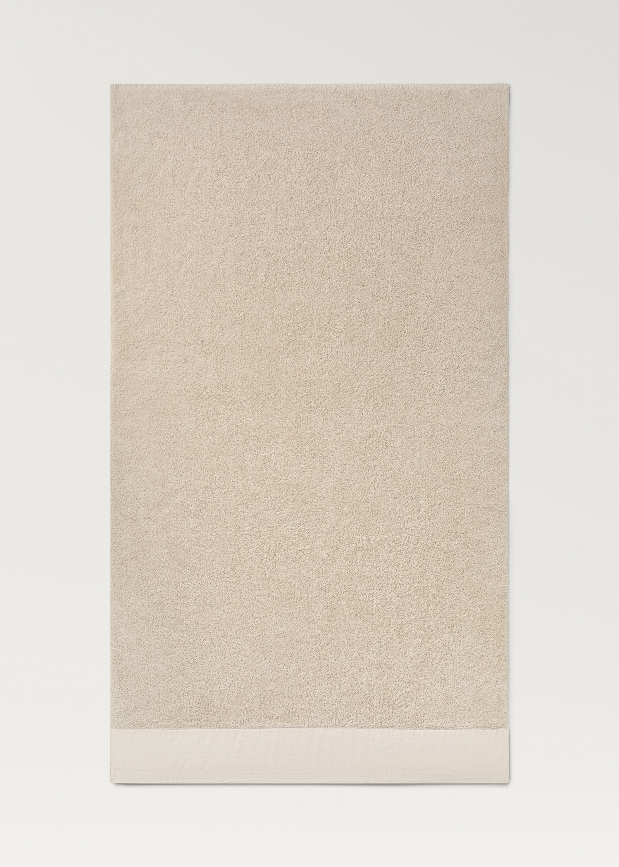Bath towel with linen trim - Details of the article 3