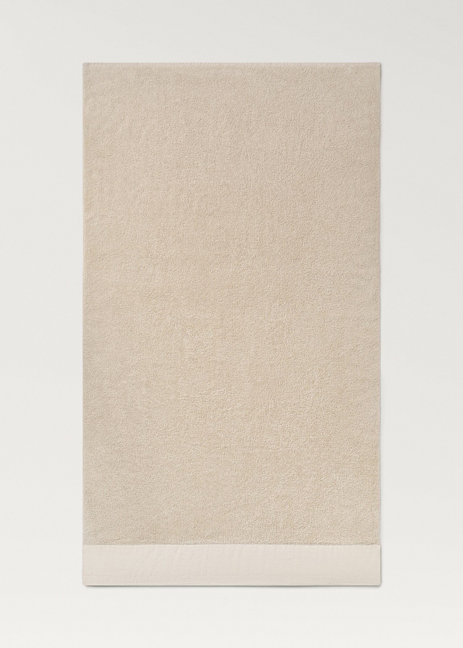 Bath towel with linen trim - Details of the article 3