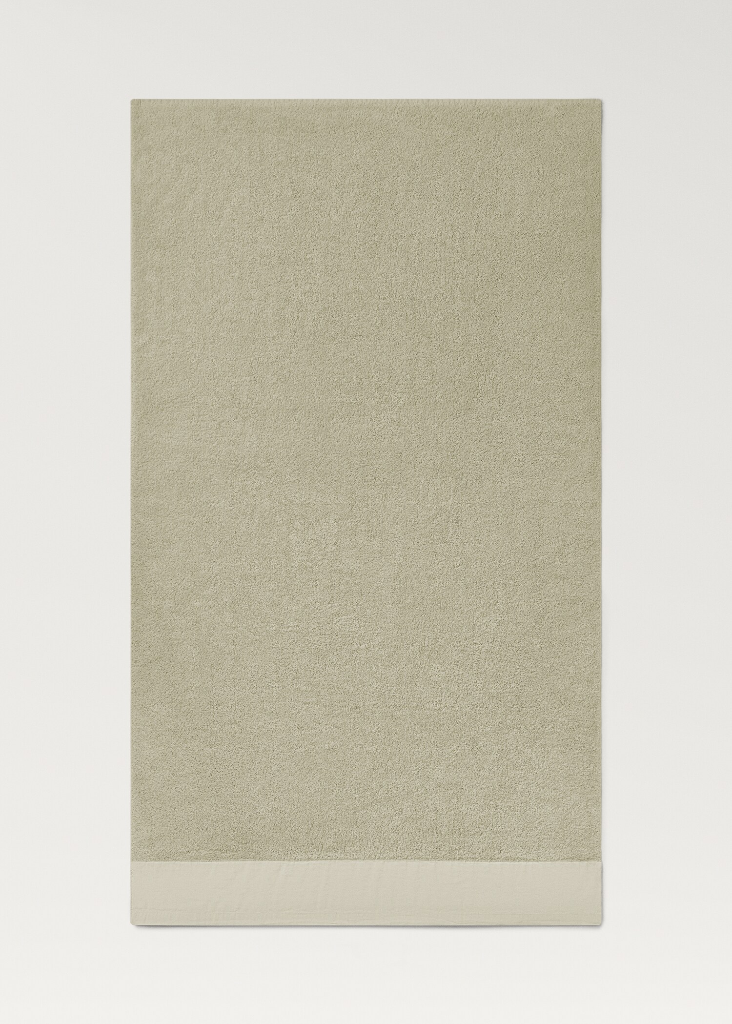 Bath towel with linen trim - Details of the article 3