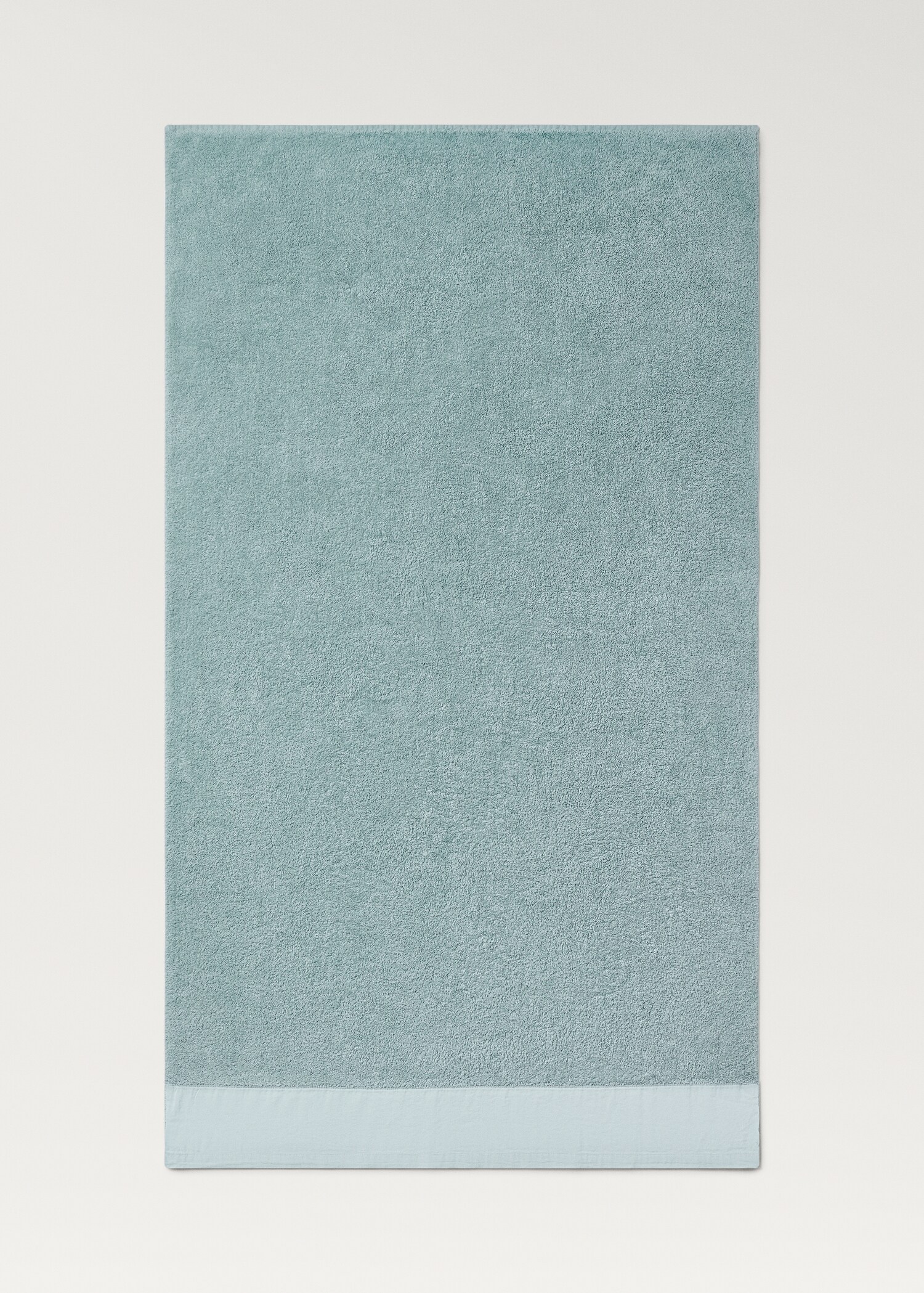 Bath towel with linen trim - Details of the article 3