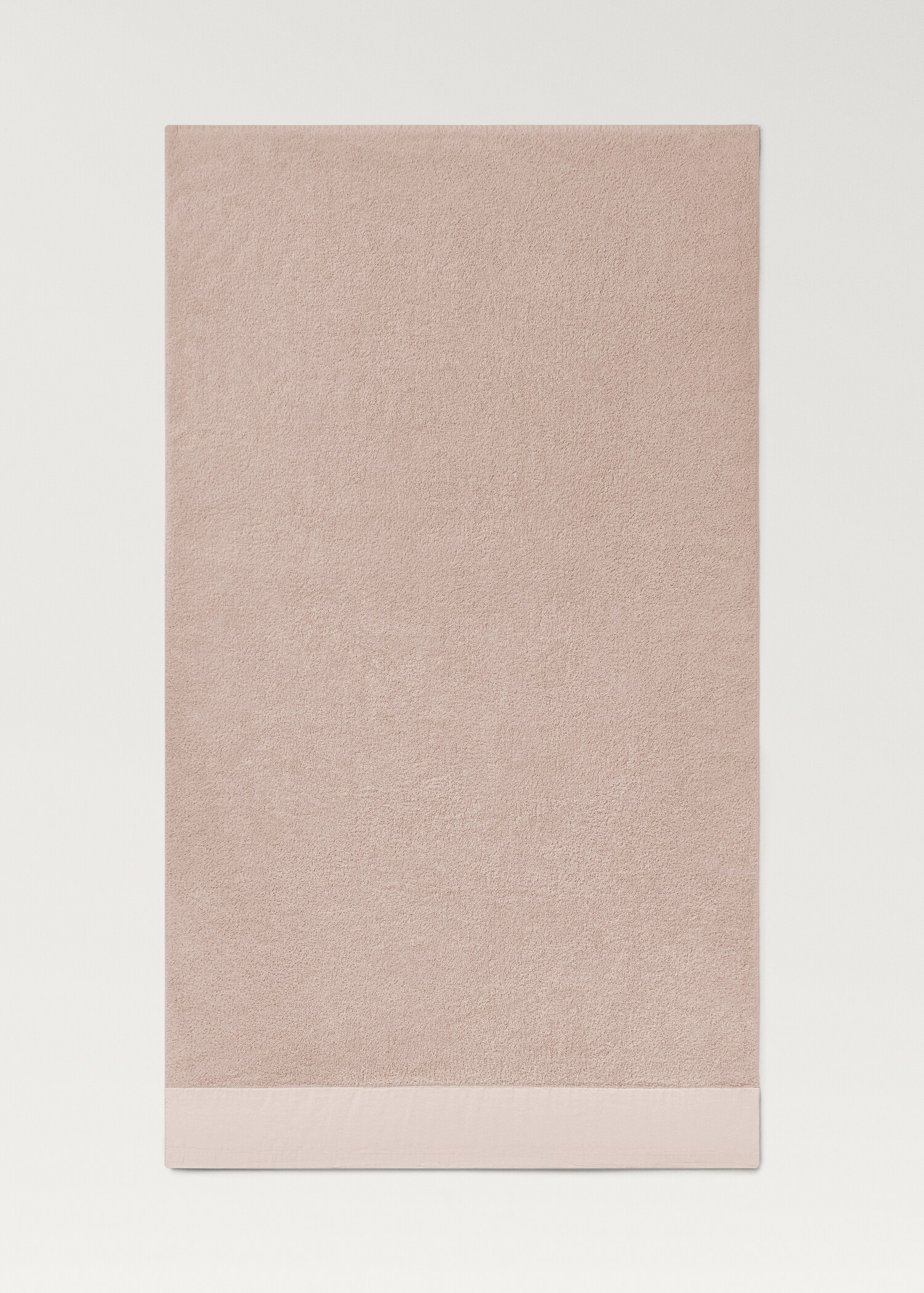 Bath towel with linen trim - Details of the article 3