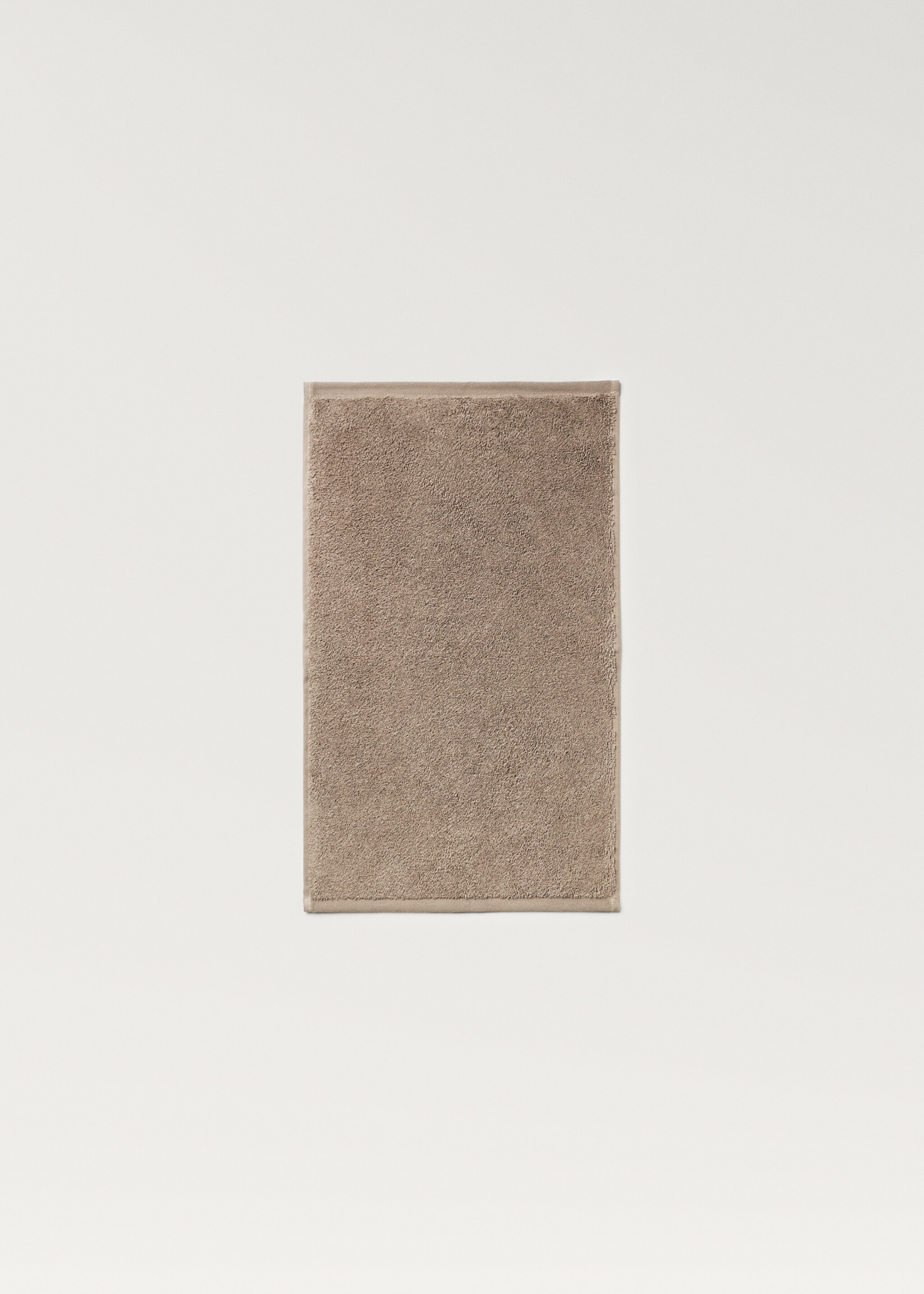 Soft cotton towel - Article without model, Medium Brown. Ref: 87003357-00.