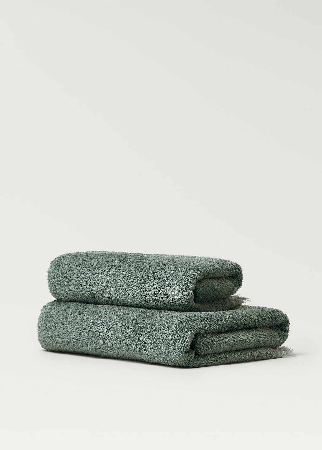 Organic cotton children's washbasin towel with fringes