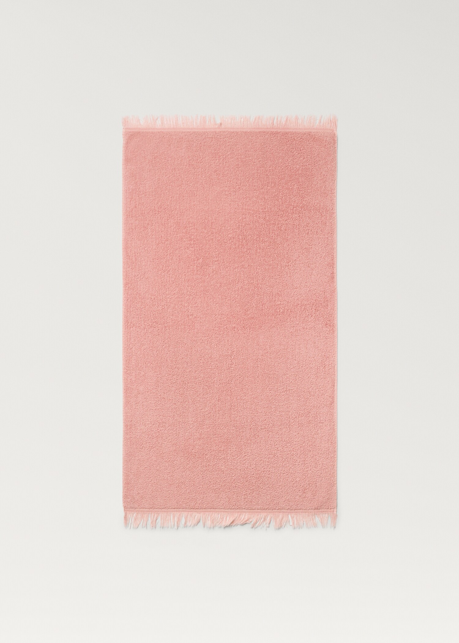 Organic cotton children's washbasin towel with fringes - Details of the article 3