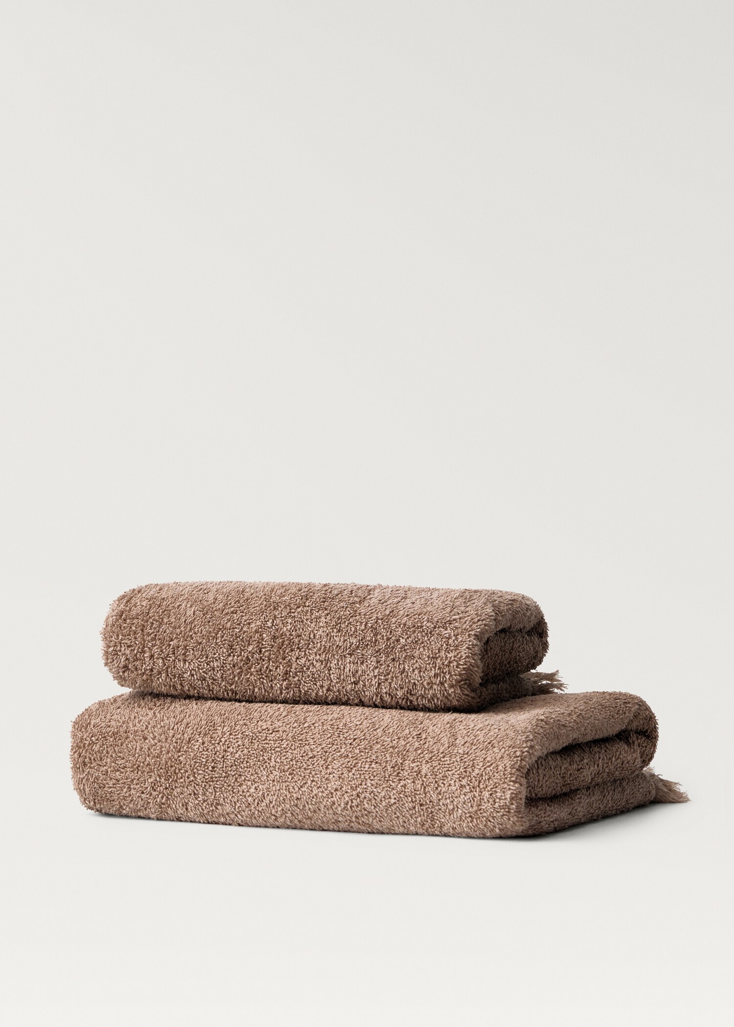Organic cotton children's shower towel with fringes - Article without model