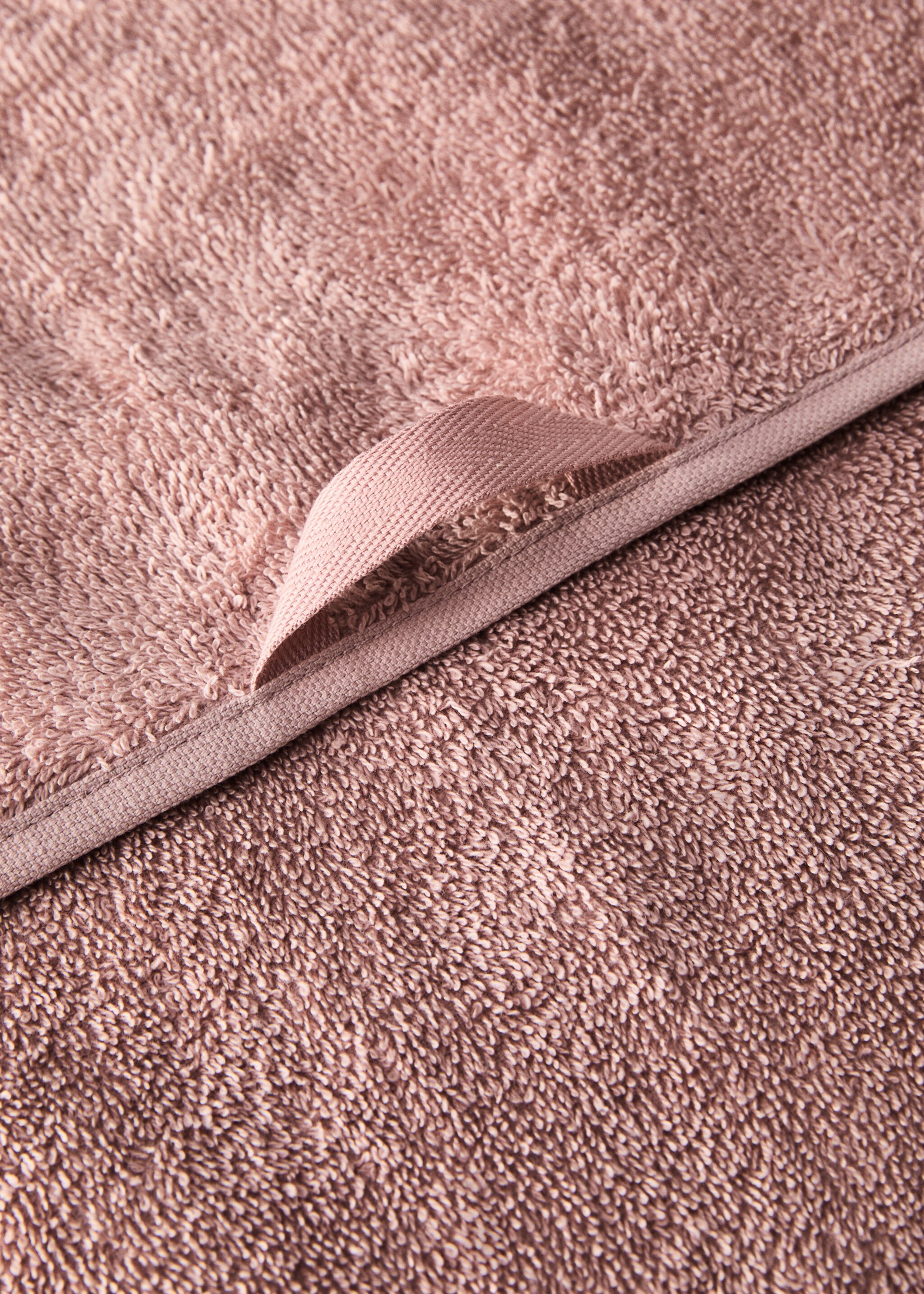 Cotton children's multi-coloured bath towel with pompoms - Details of the article 4
