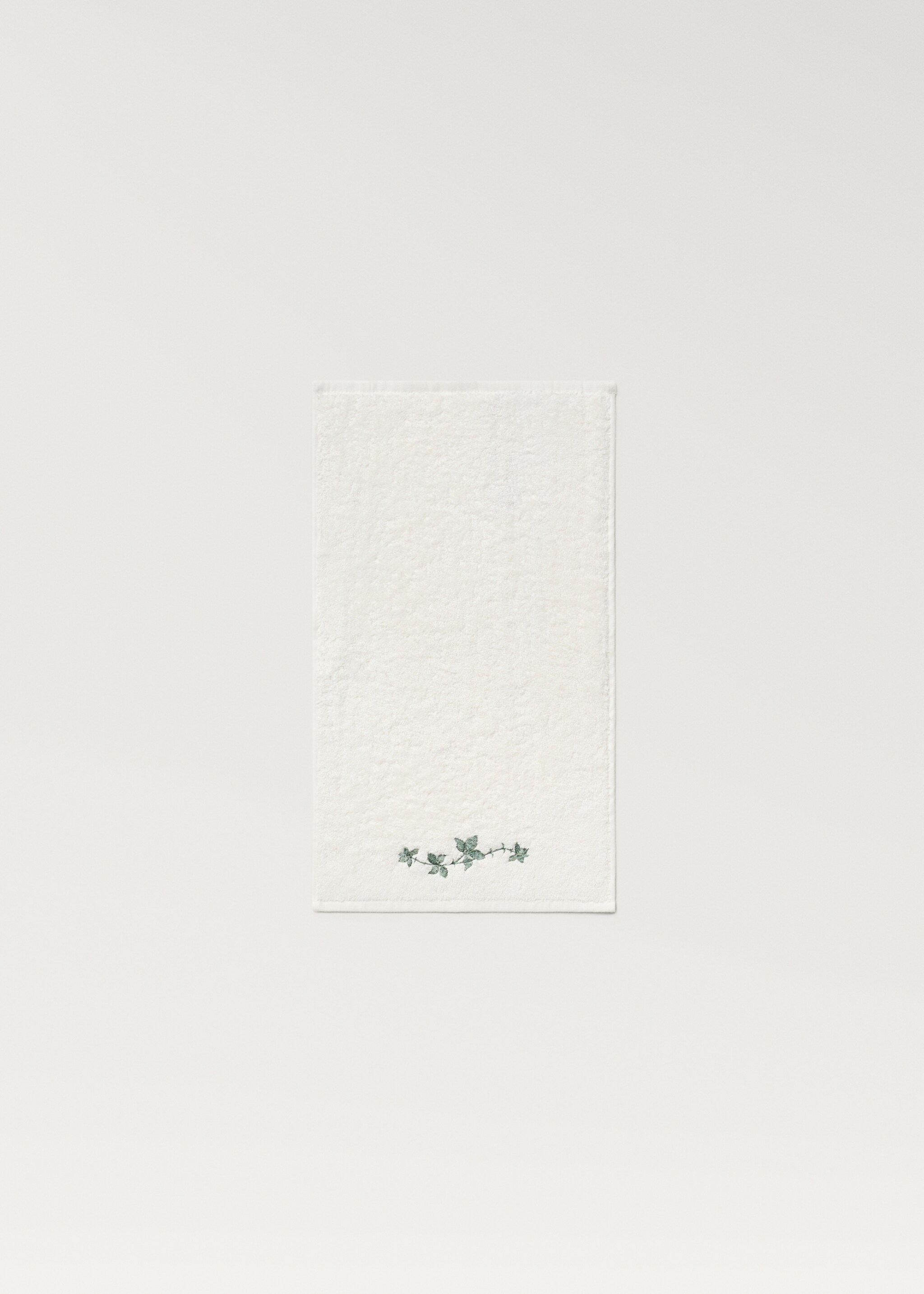 Handtuch mit Blattstickerei - Detail des Artikels 1