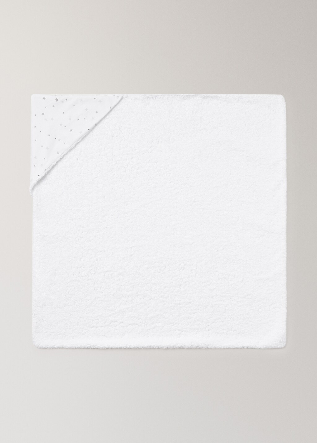 Children’s bath cape with star print