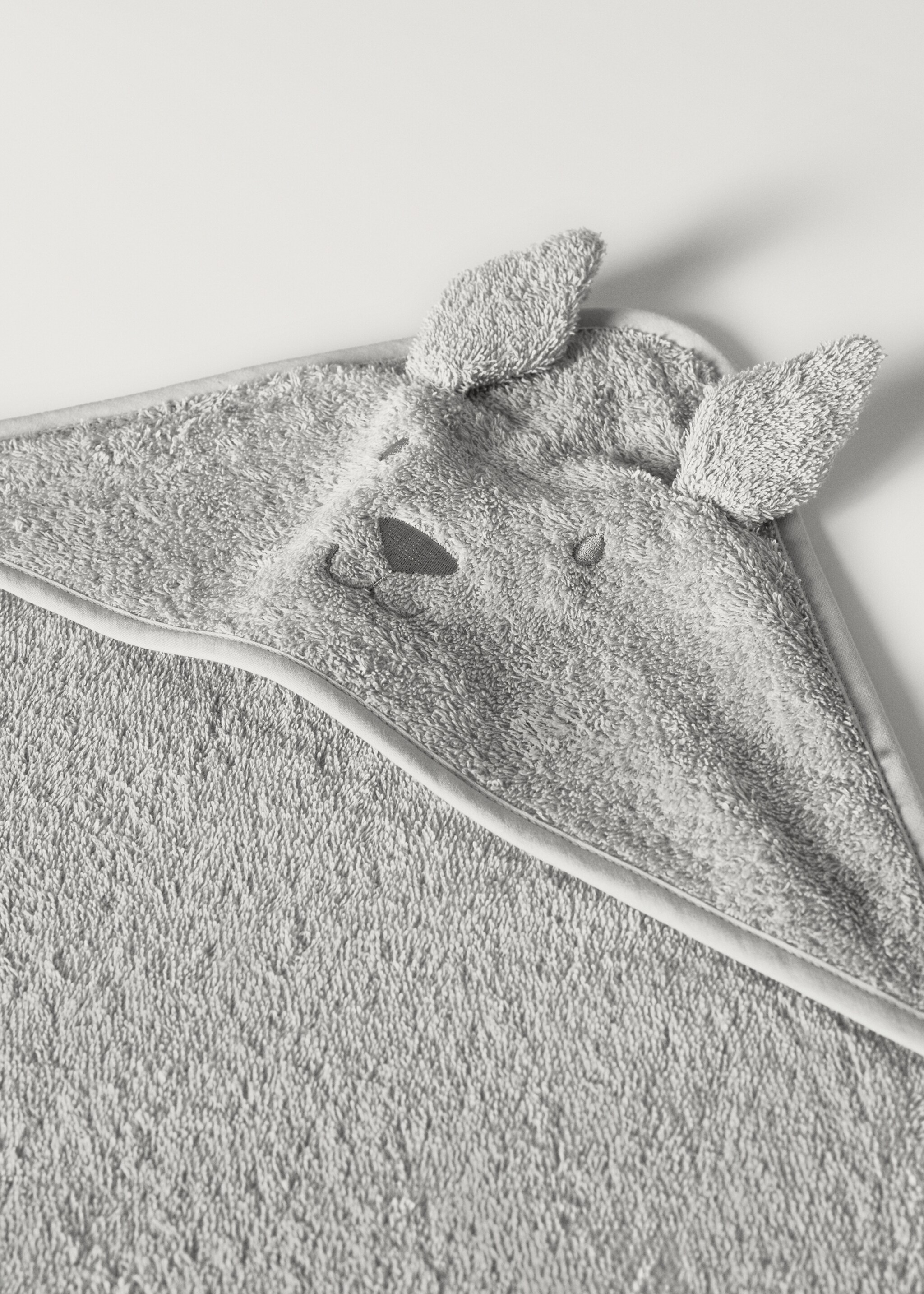 Children's terry bath towel towel with ears - Details of the article 2