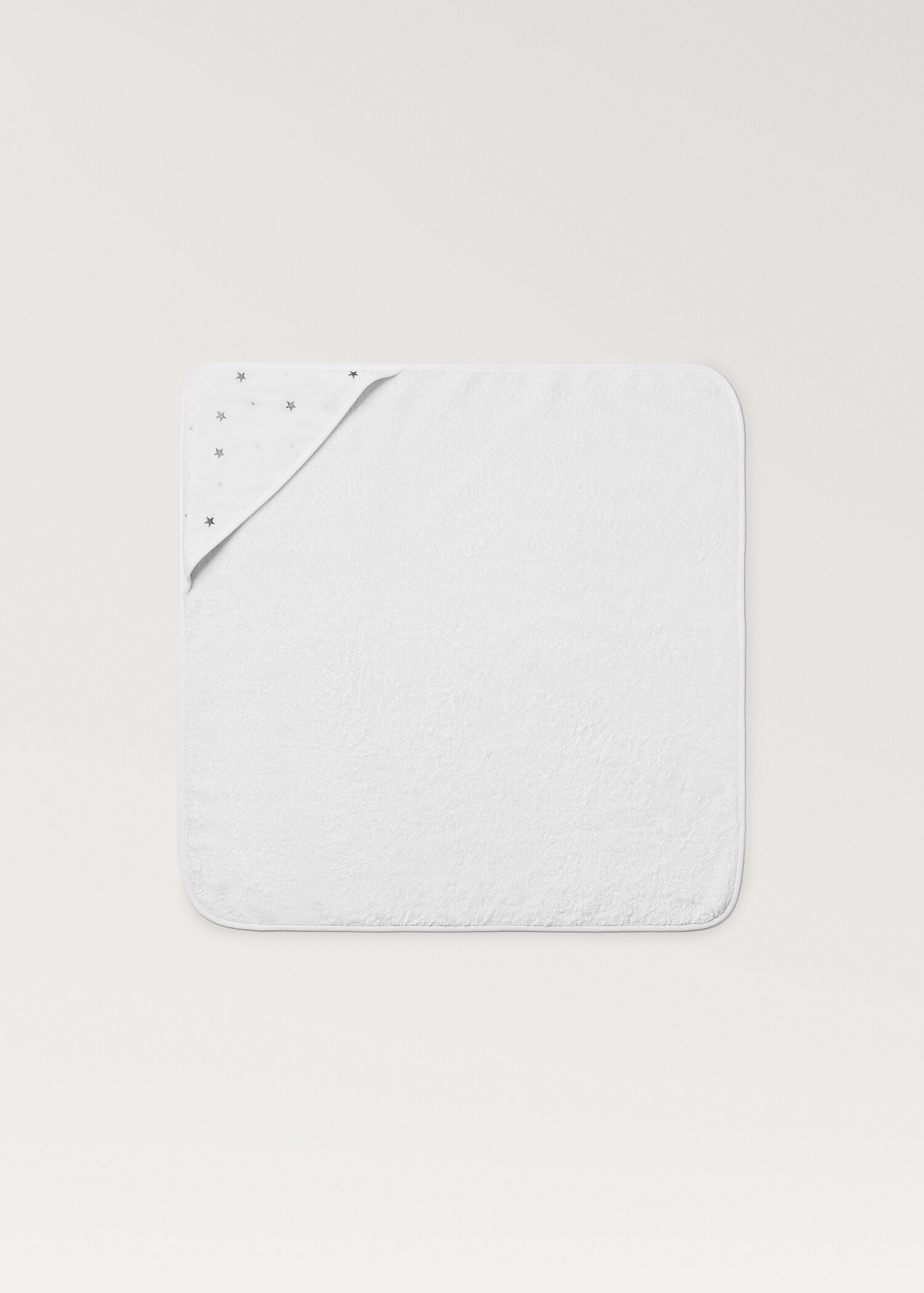 Children's bath towel embroidered with stars - Article without model