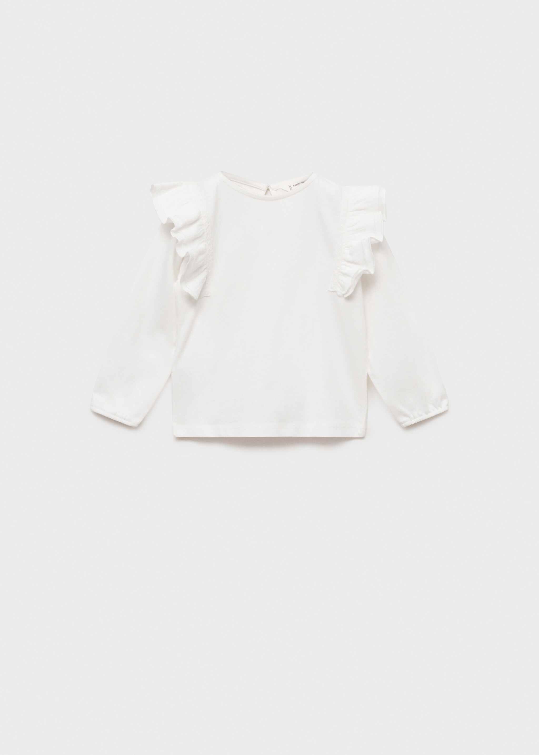 Frills cotton t-shirt - Article without model