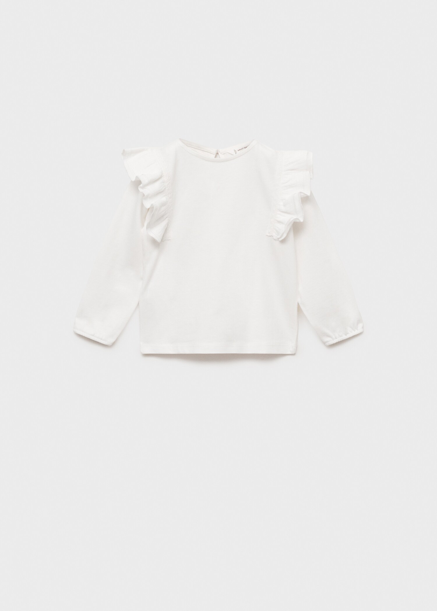 Frills cotton t-shirt - Article without model