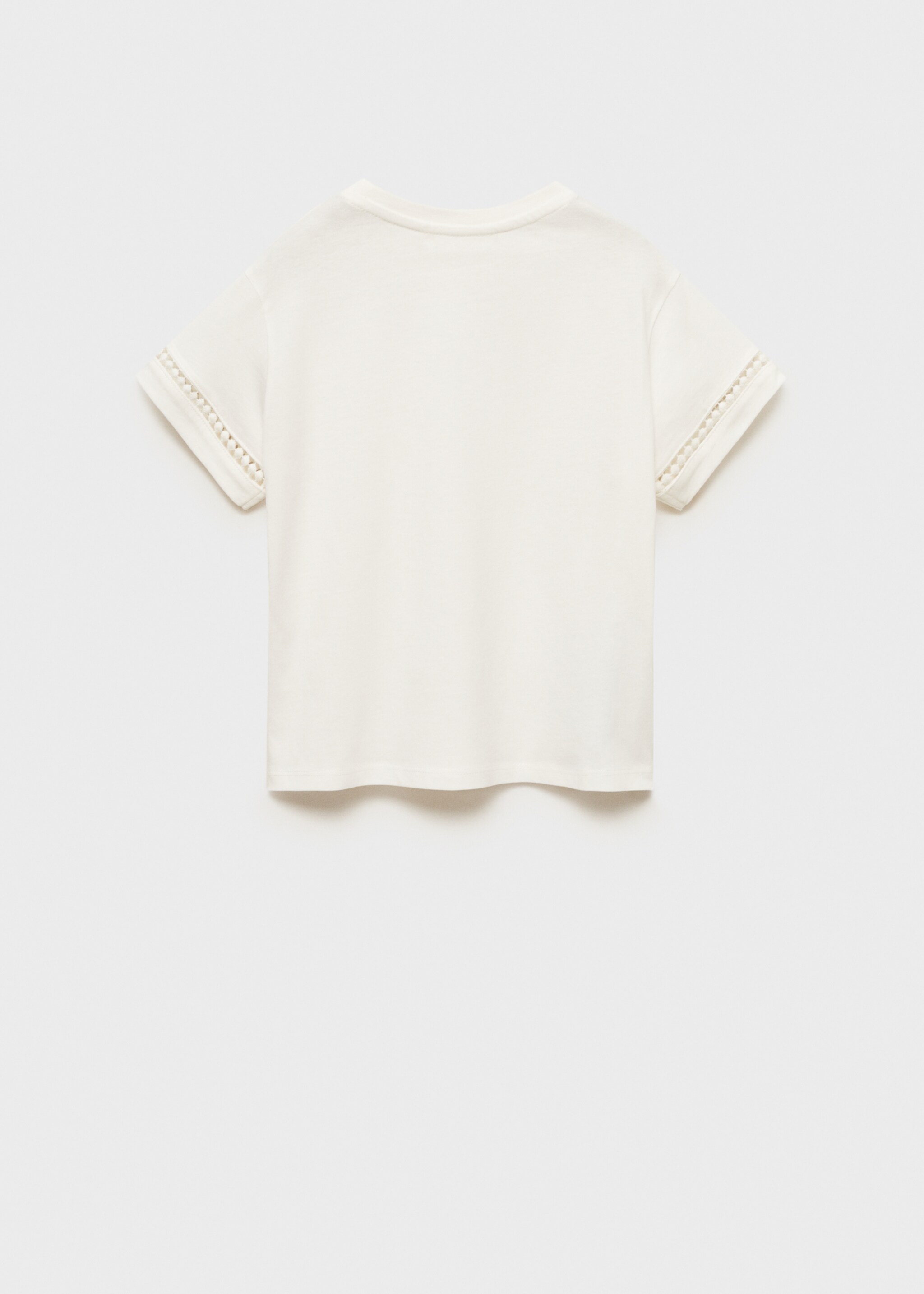 Openwork details T-shirt - Reverse of the article
