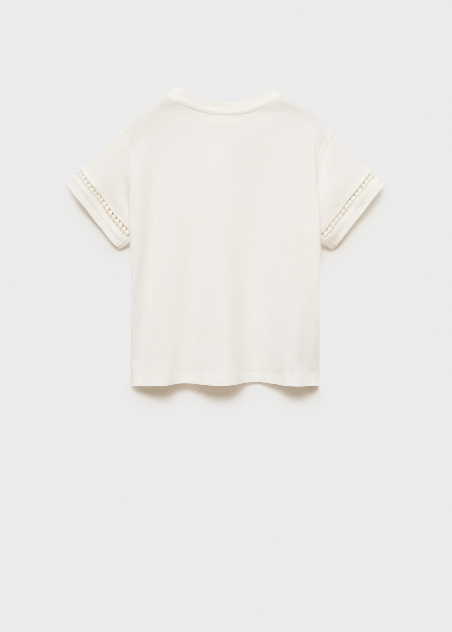 Openwork details T-shirt - Reverse of the article