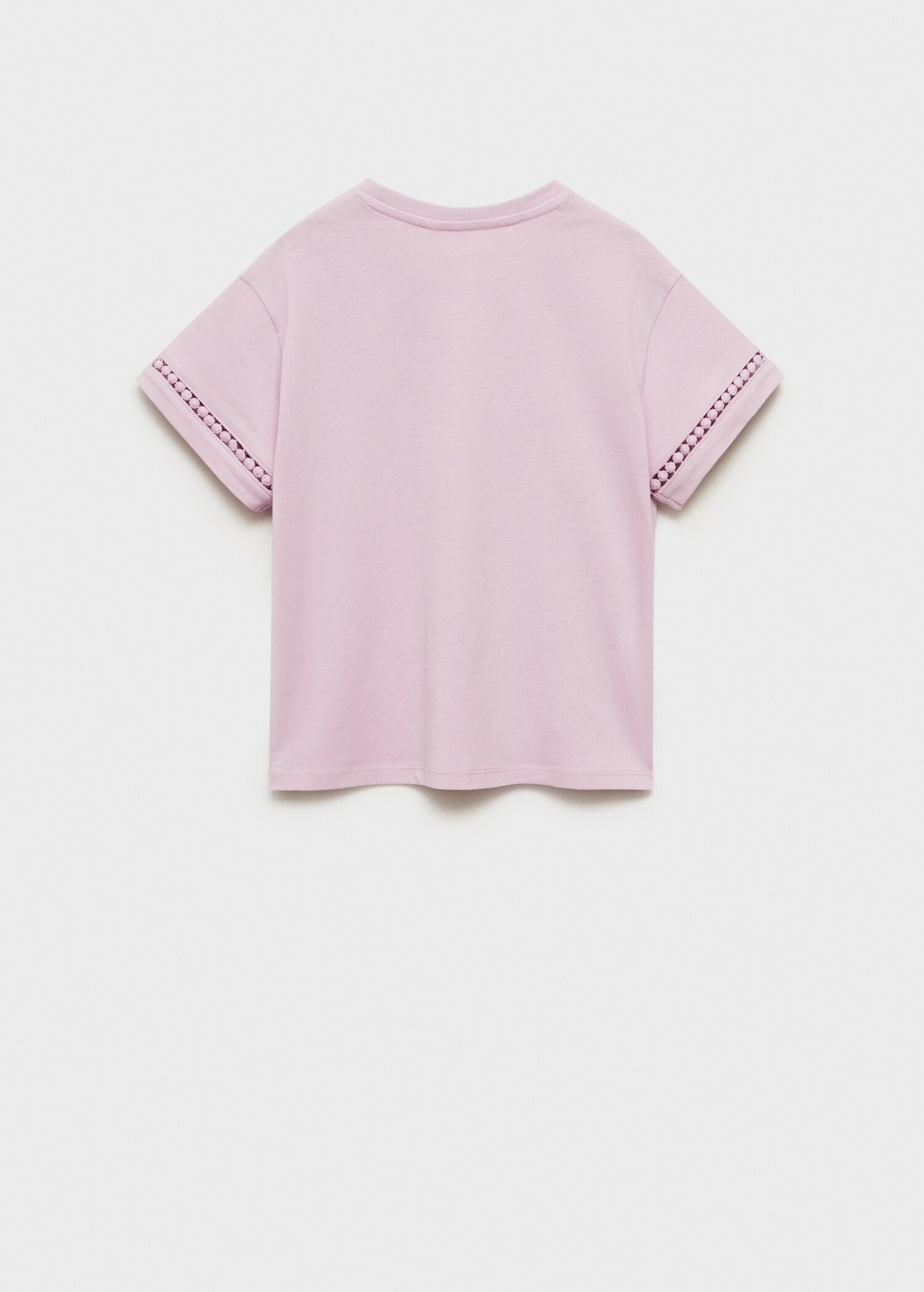 Openwork details T-shirt - Reverse of the article