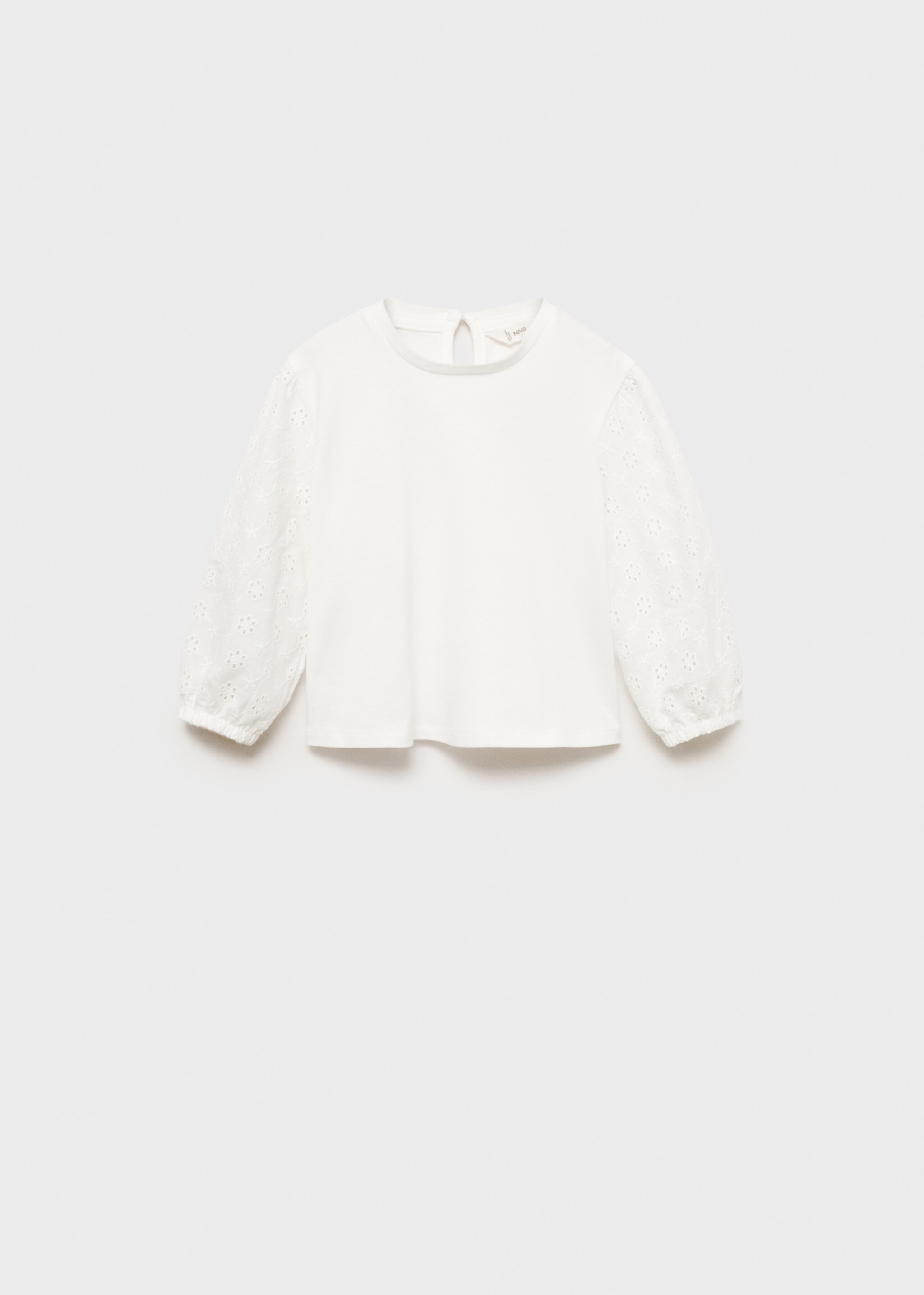 Embroidered sleeve T-shirt - Article without model