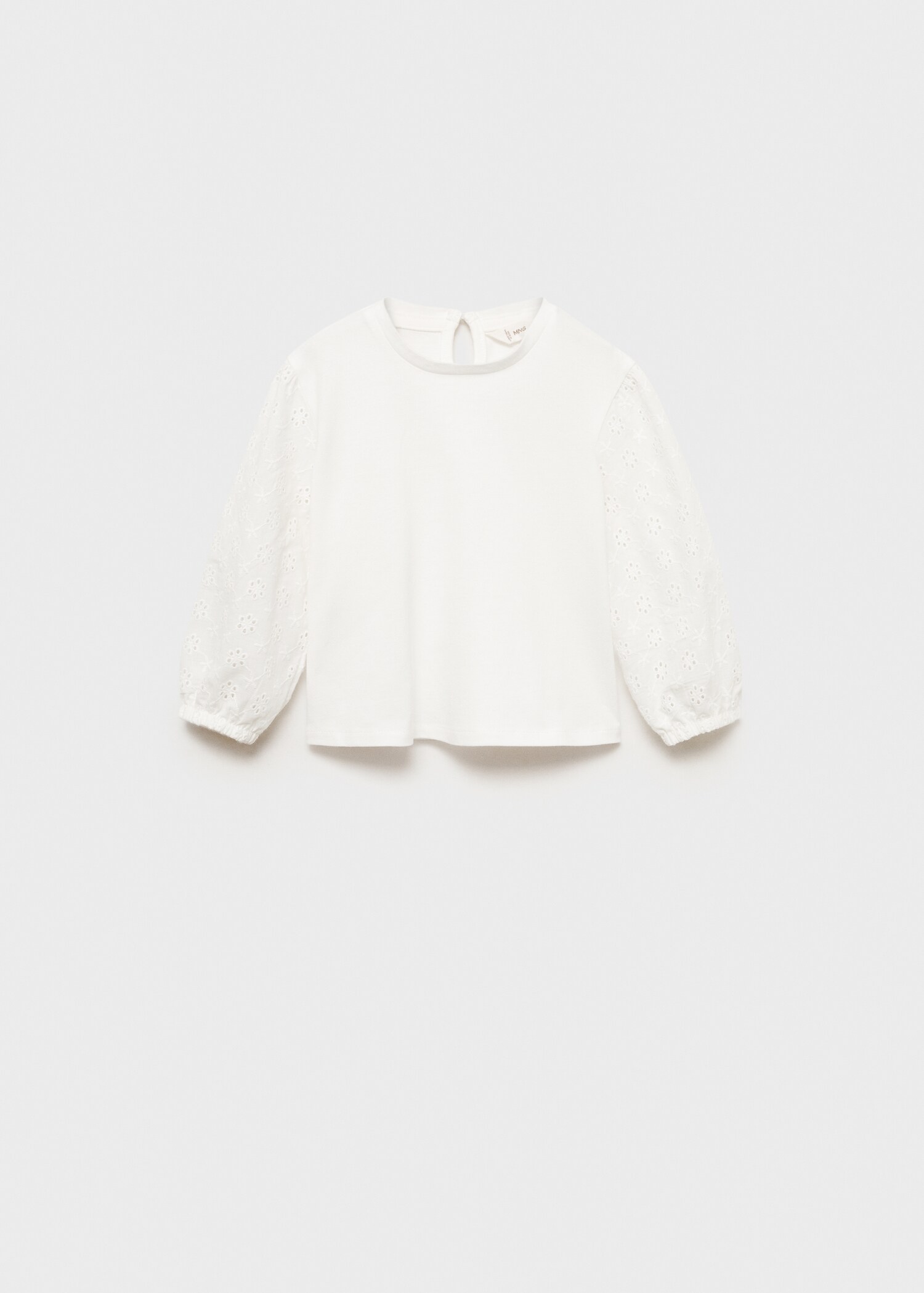 Embroidered sleeve T-shirt - Article without model