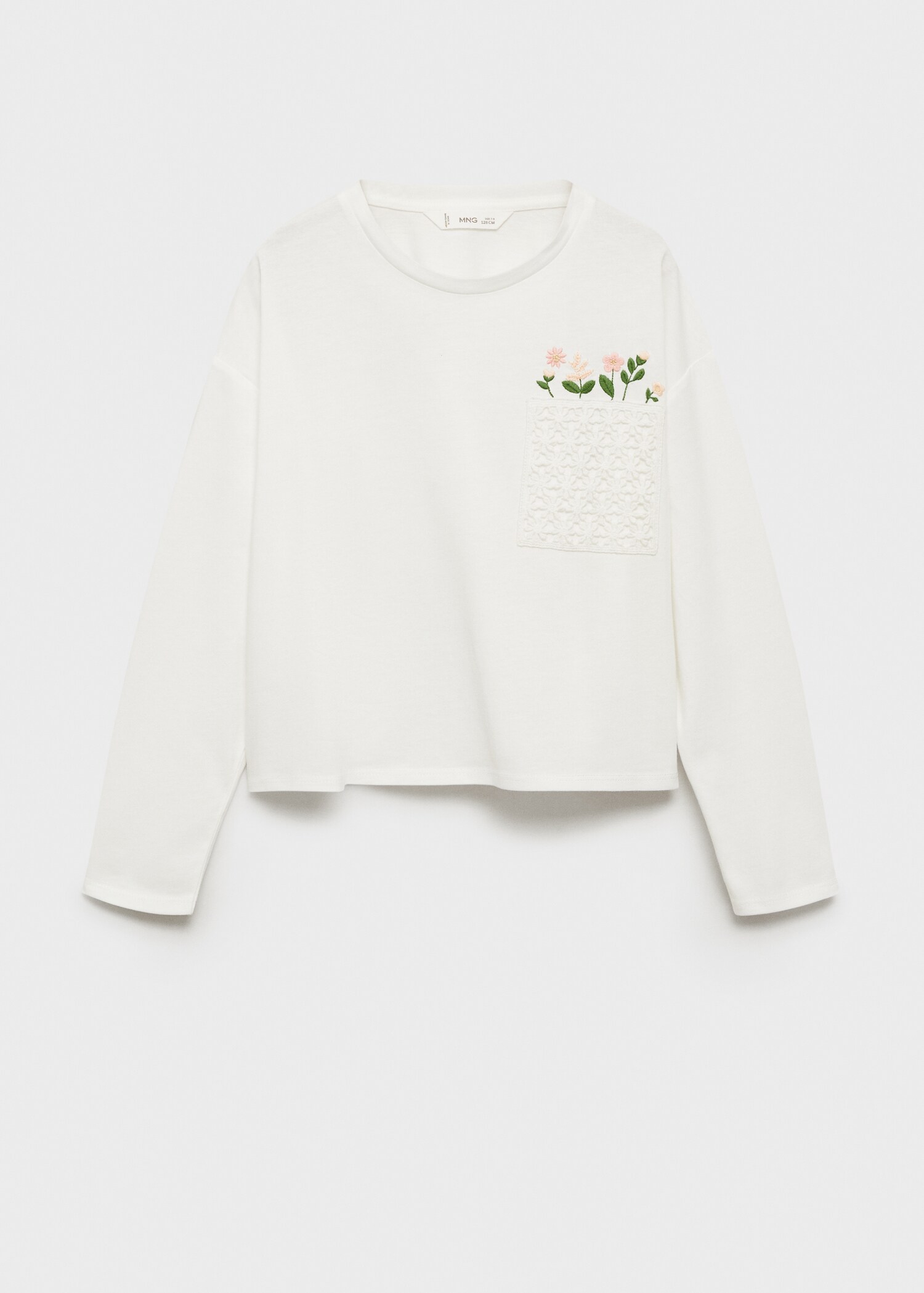 Embroidered detail T-shirt - Article without model