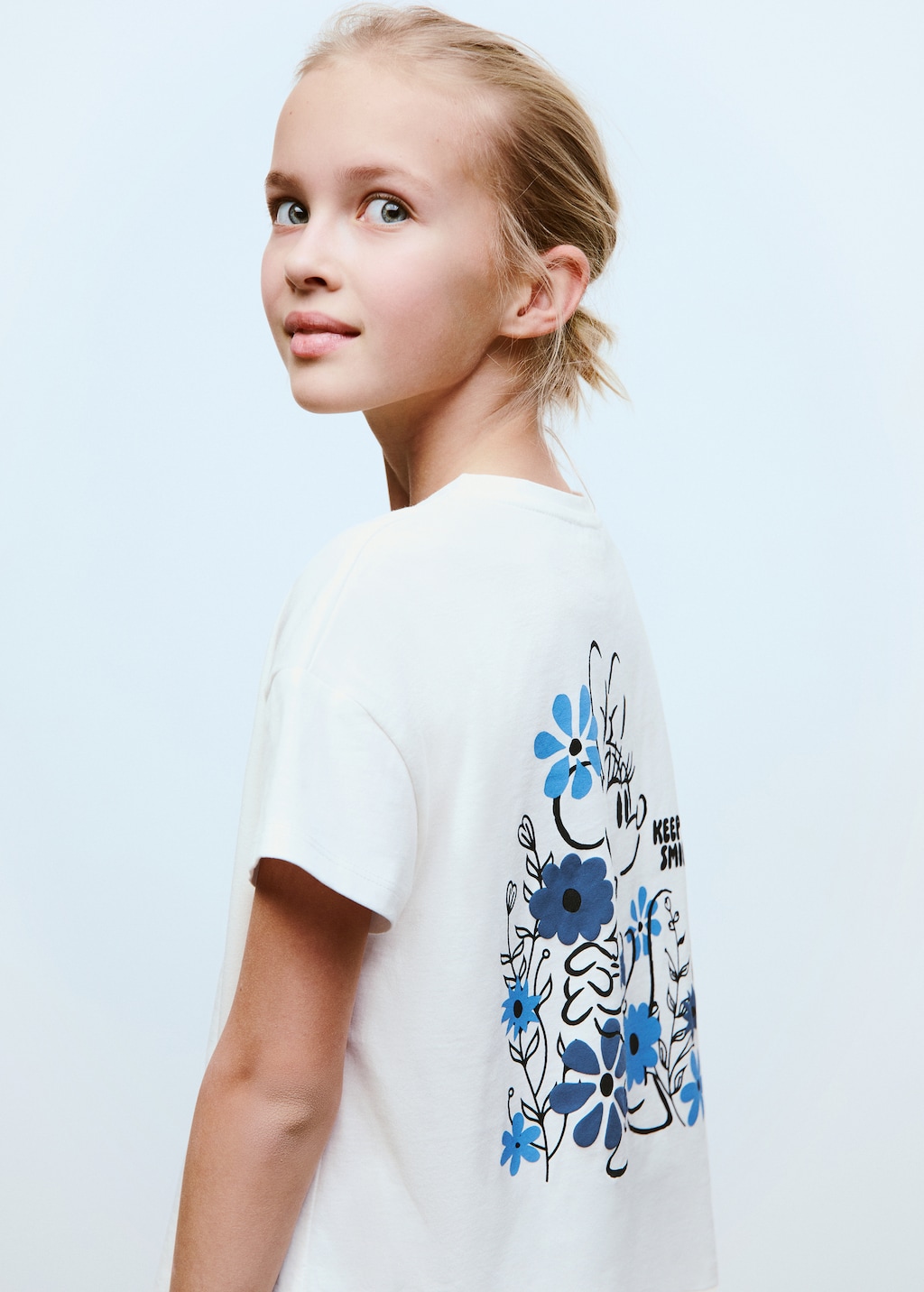 Cotton t-shirt with printed message - Kids | MANGO Chad