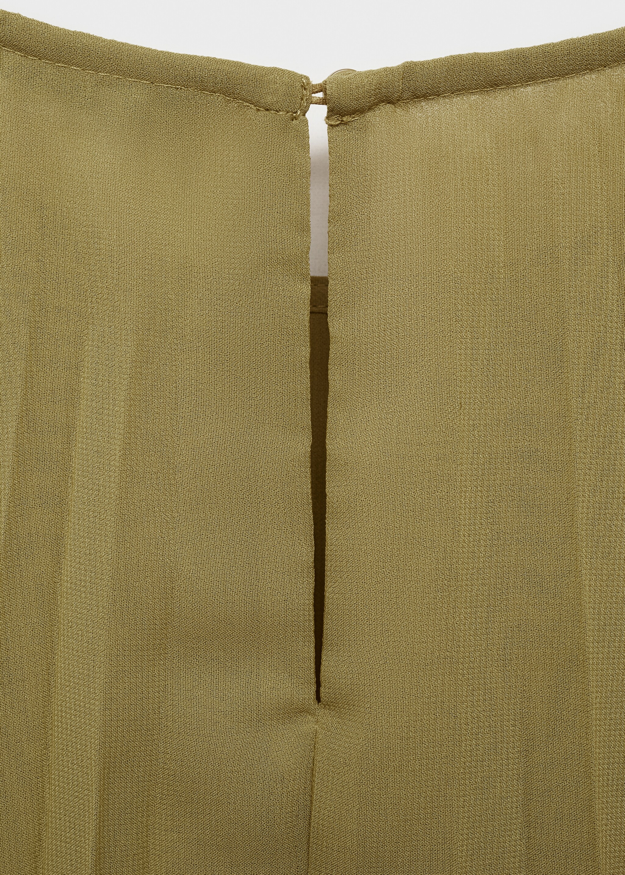 Vestido plisado cinturón lazo - Detalle del artículo 0
