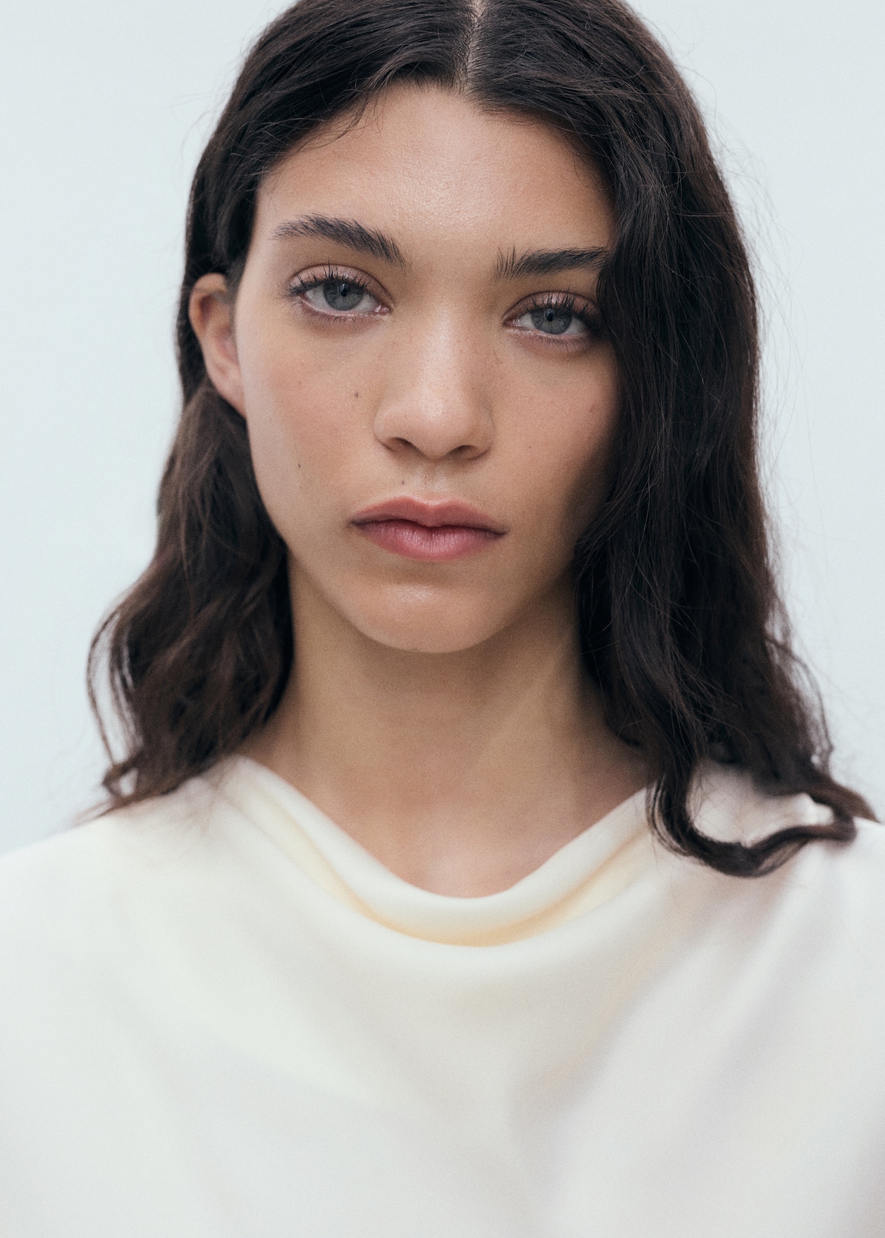 Long satin dress - Women | MANGO USA