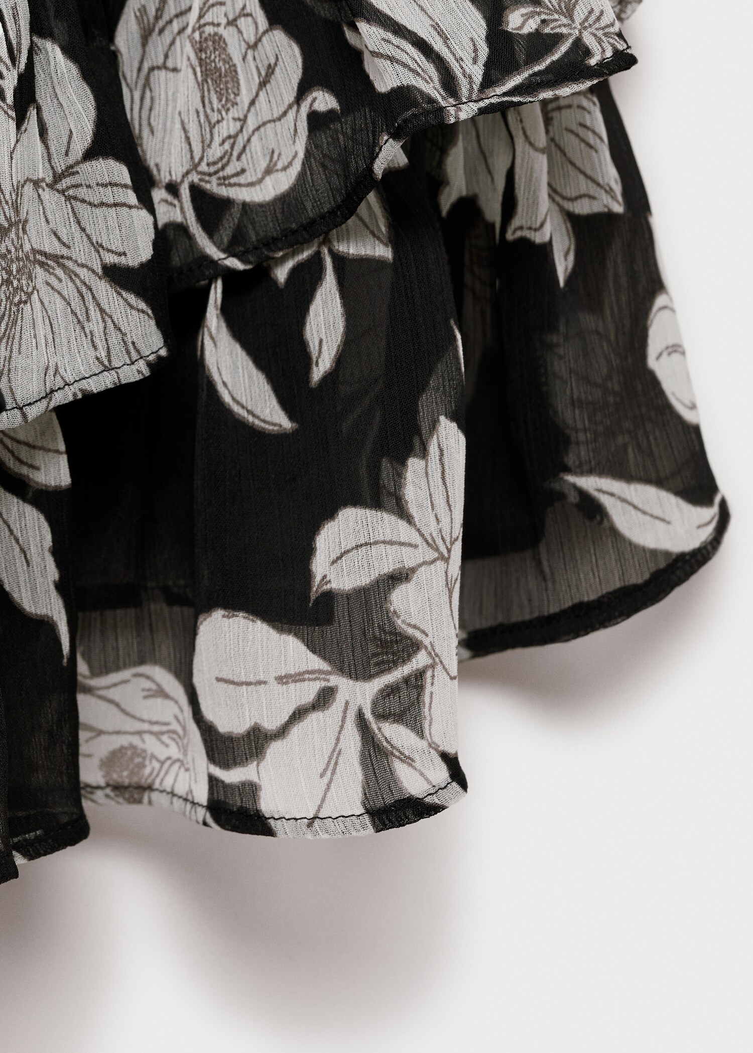 Robe à fleurs volantée - Détail de l'article 0